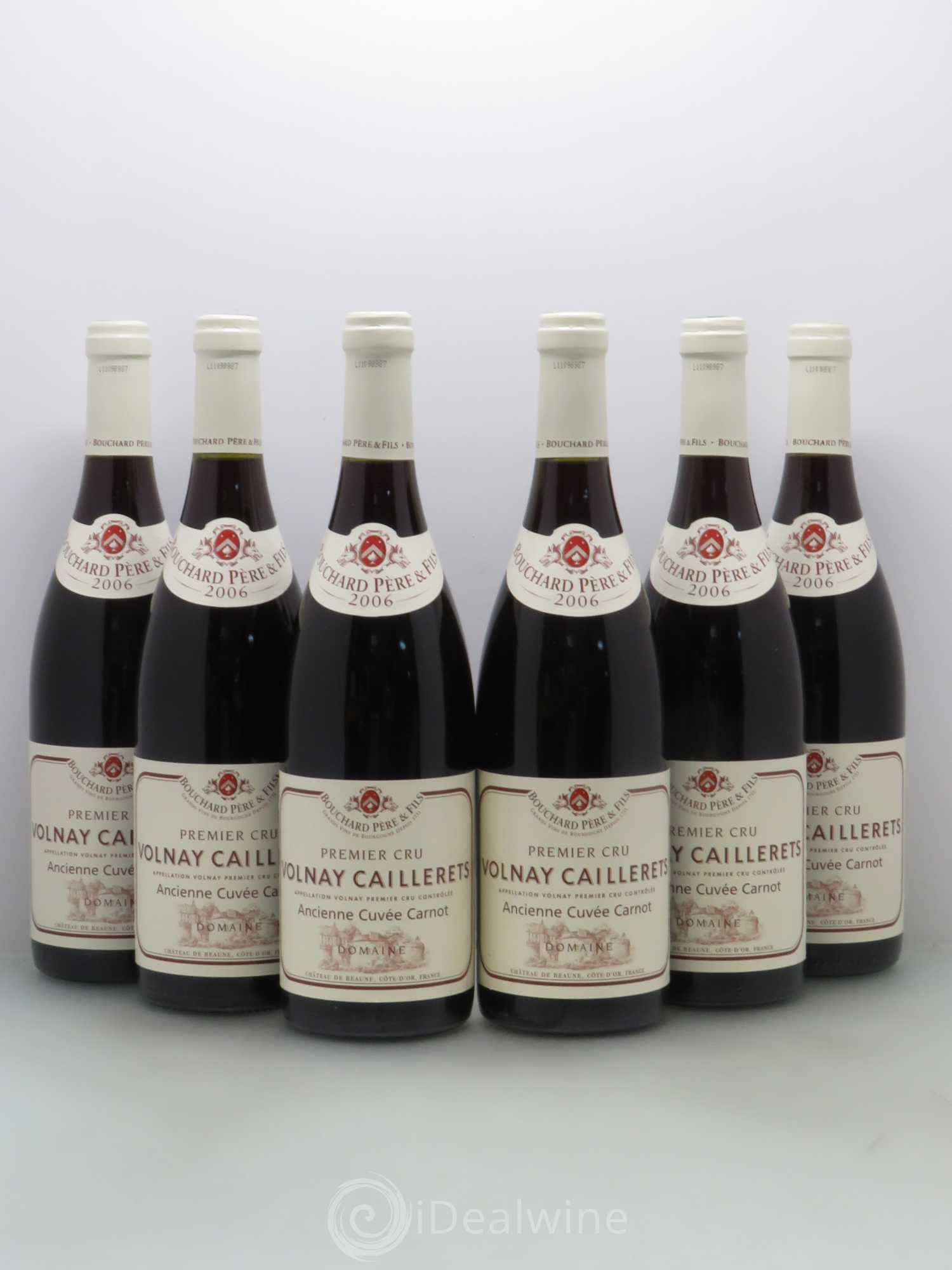 Volnay 1er Cru Bouchard Père et Fils Caillerets ancienne cuvée Carnot 2006 - Posten von 6 Flaschen - 0