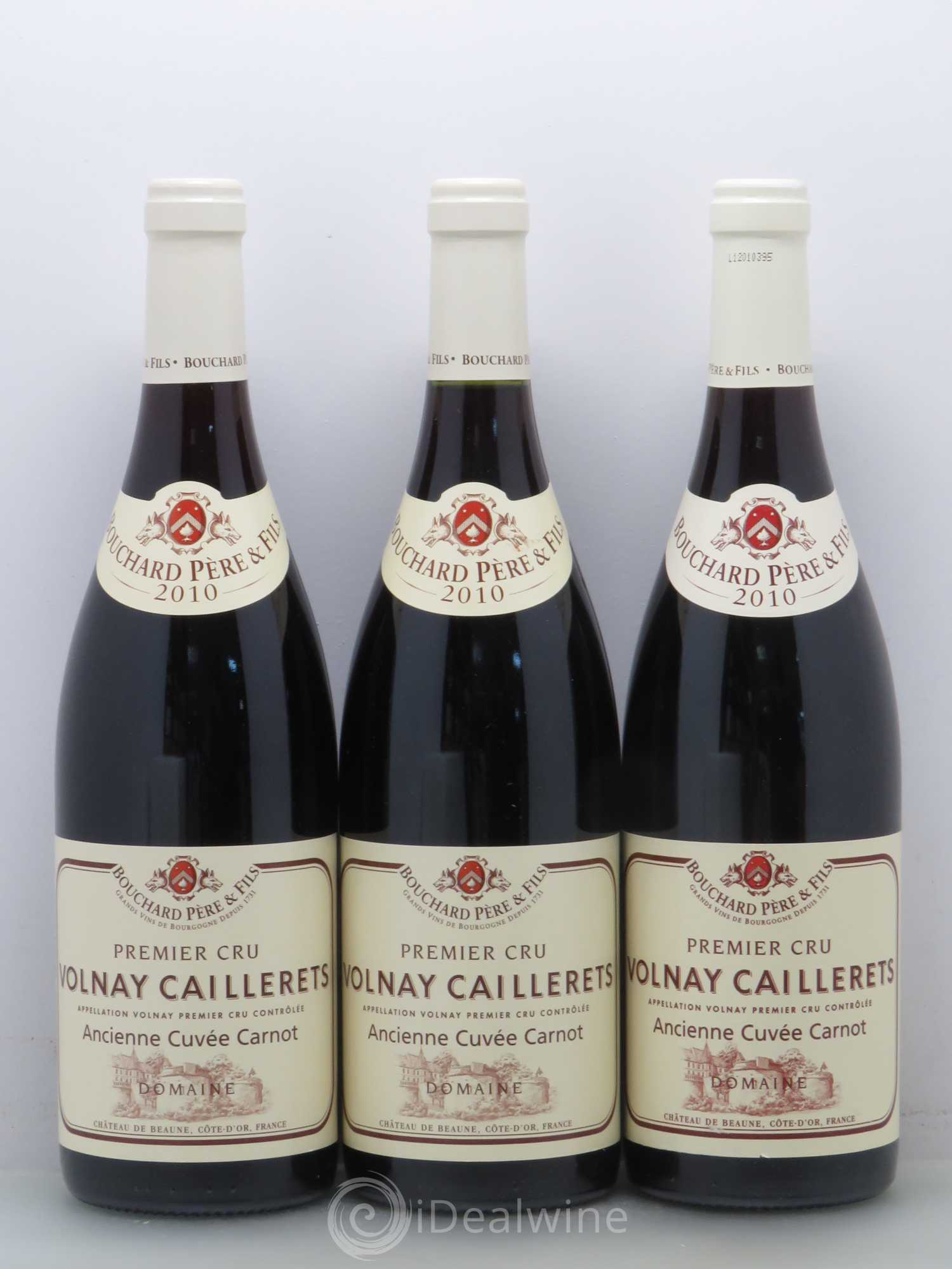 Volnay 1er Cru Bouchard Père et Fils Caillerets ancienne cuvée Carnot 2010 - Posten von 12 Flaschen - 2