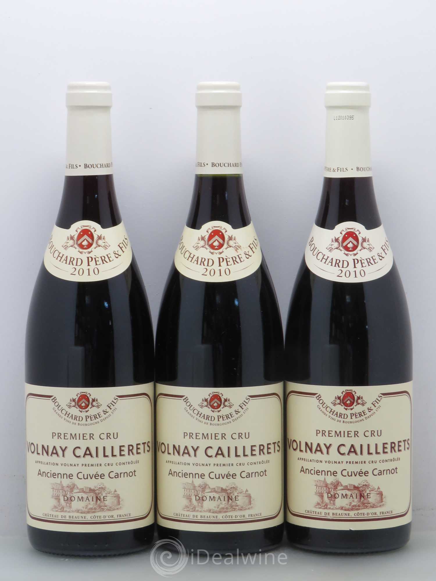 Volnay 1er Cru Bouchard Père et Fils Caillerets ancienne cuvée Carnot 2010 - Posten von 12 Flaschen - 3