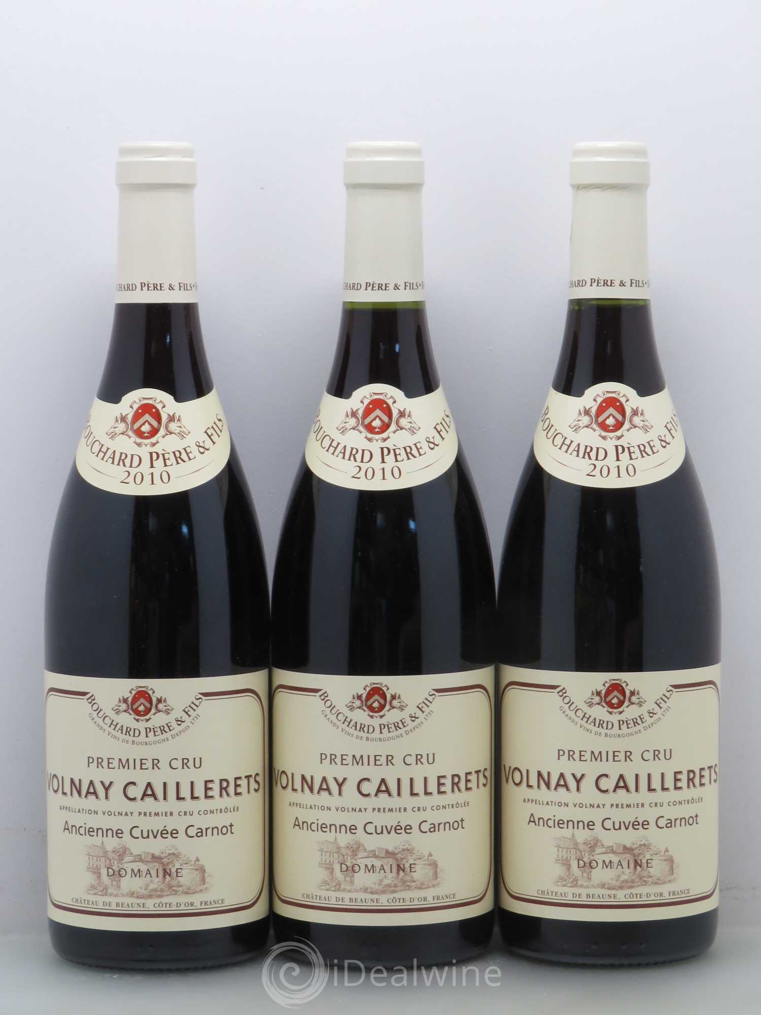 Volnay 1er Cru Bouchard Père et Fils Caillerets ancienne cuvée Carnot 2010 - Posten von 12 Flaschen - 1