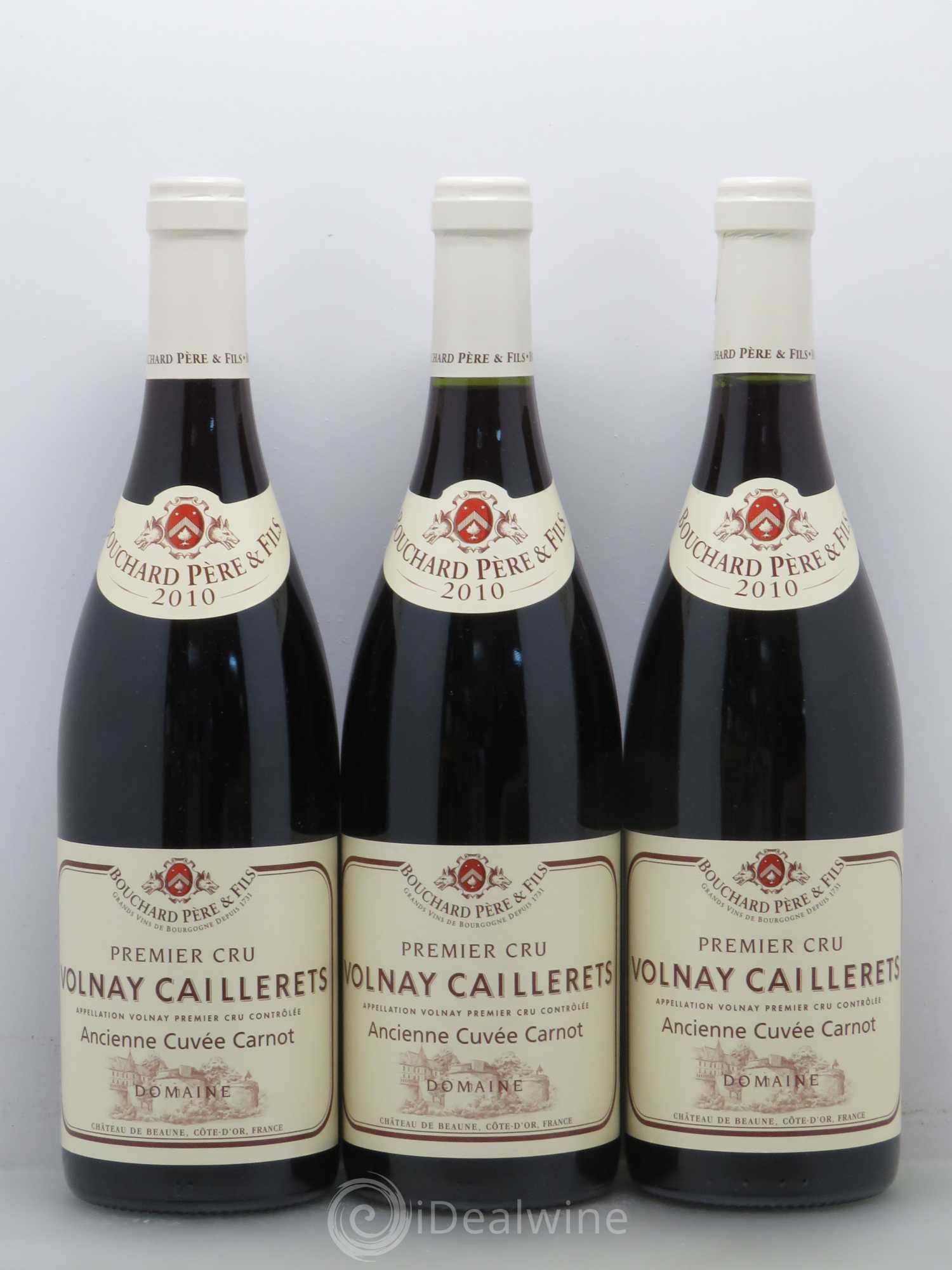 Volnay 1er Cru Bouchard Père et Fils Caillerets ancienne cuvée Carnot 2010 - Posten von 12 Flaschen - 3