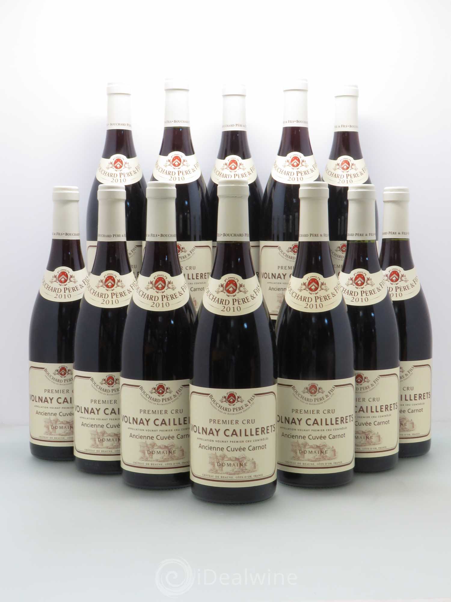 Volnay 1er Cru Bouchard Père et Fils Caillerets ancienne cuvée Carnot 2010 - Posten von 12 Flaschen - 0