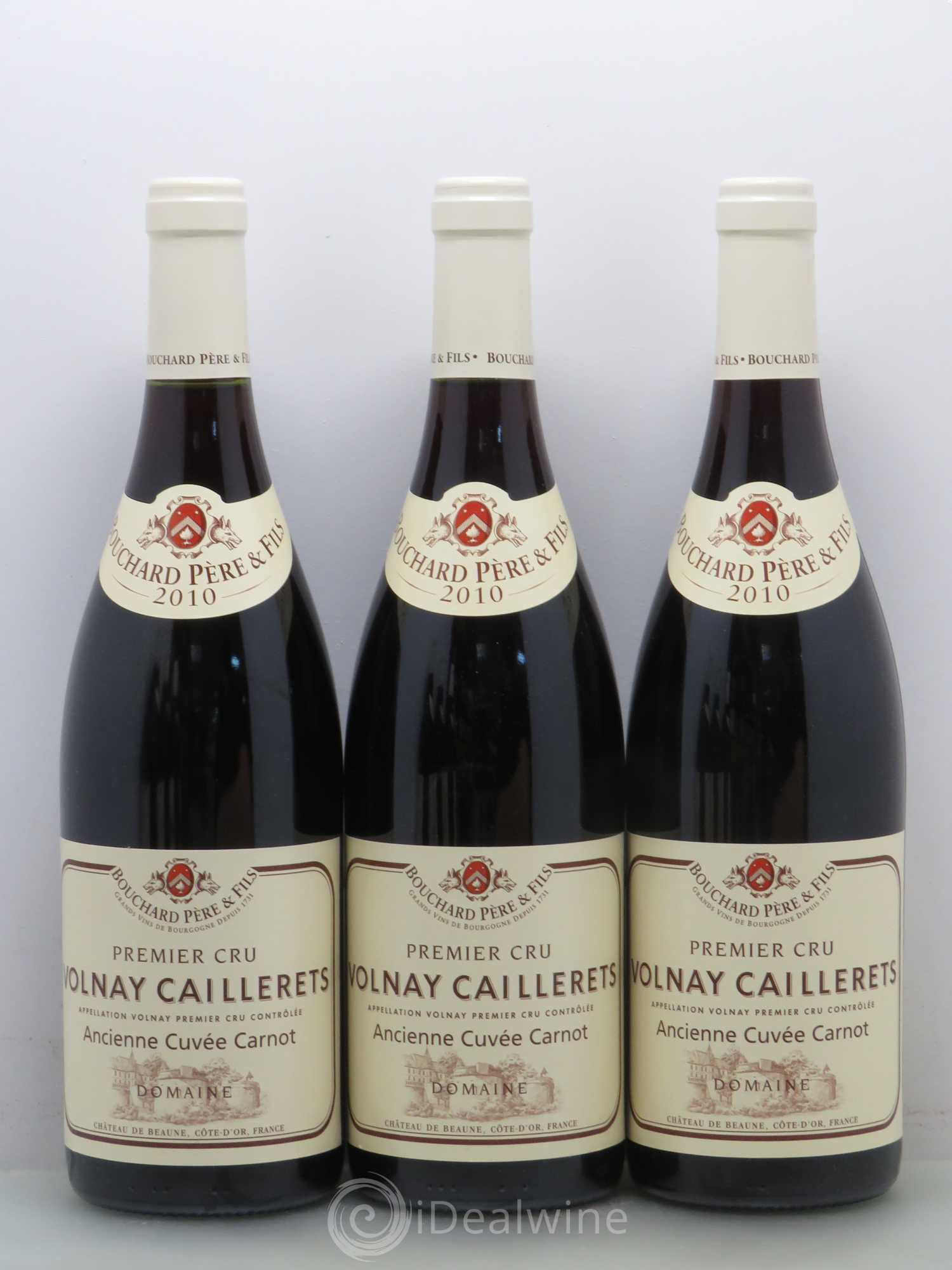 Volnay 1er Cru Bouchard Père et Fils Caillerets ancienne cuvée Carnot 2010 - Posten von 6 Flaschen - 1