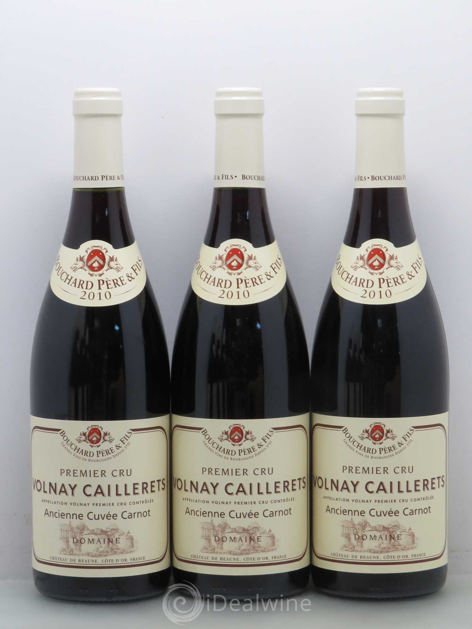 Volnay 1er Cru Bouchard Père et Fils Caillerets ancienne cuvée Carnot 2010 - Posten von 6 Flaschen - 2