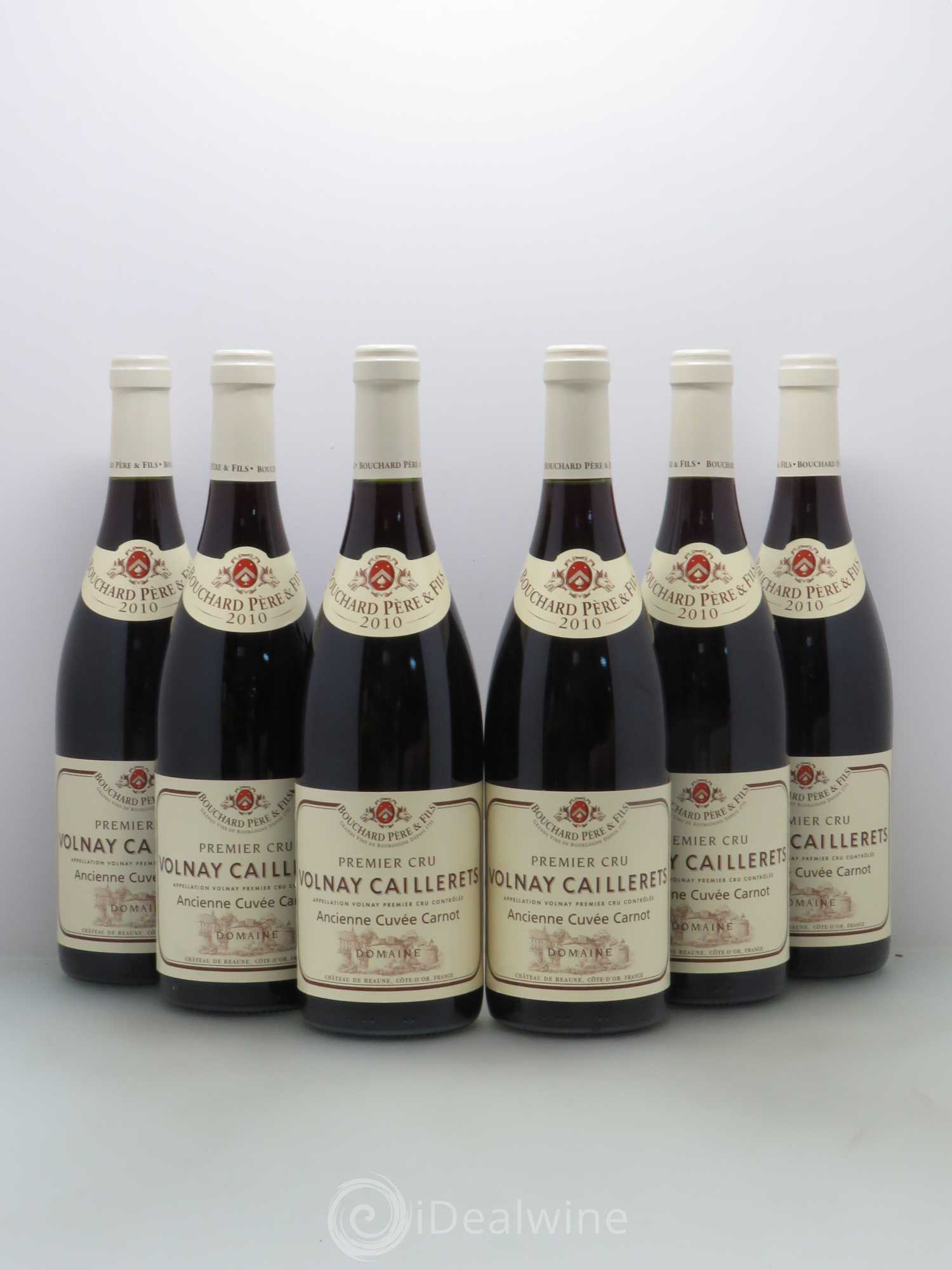 Volnay 1er Cru Bouchard Père et Fils Caillerets ancienne cuvée Carnot 2010 - Posten von 6 Flaschen - 0