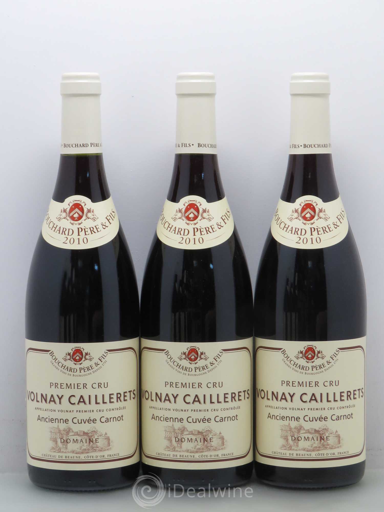Volnay 1er Cru Bouchard Père et Fils Caillerets ancienne cuvée Carnot 2010 - Posten von 6 Flaschen - 1