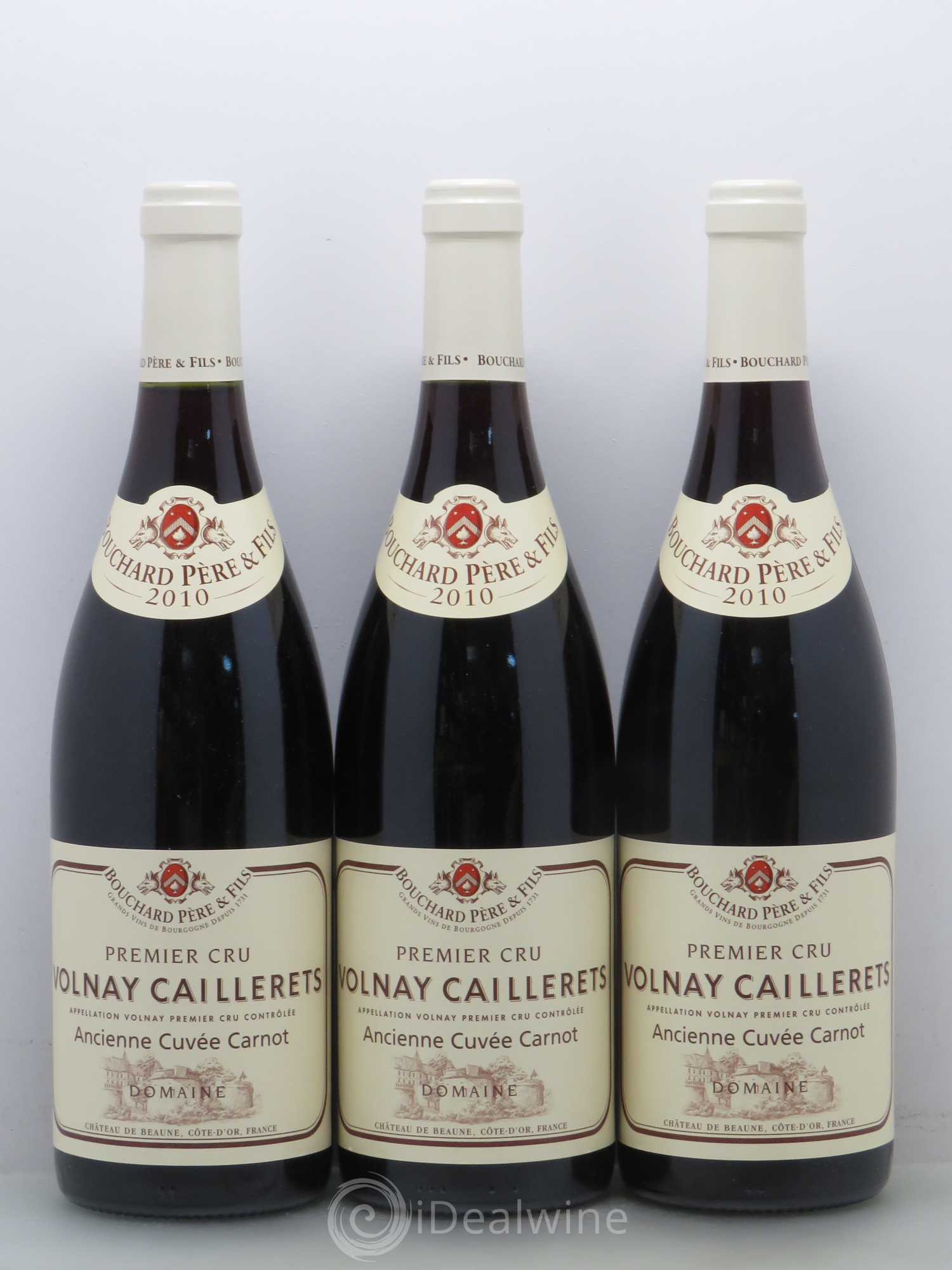 Volnay 1er Cru Bouchard Père et Fils Caillerets ancienne cuvée Carnot  2010 - Posten von 6 Flaschen - 1