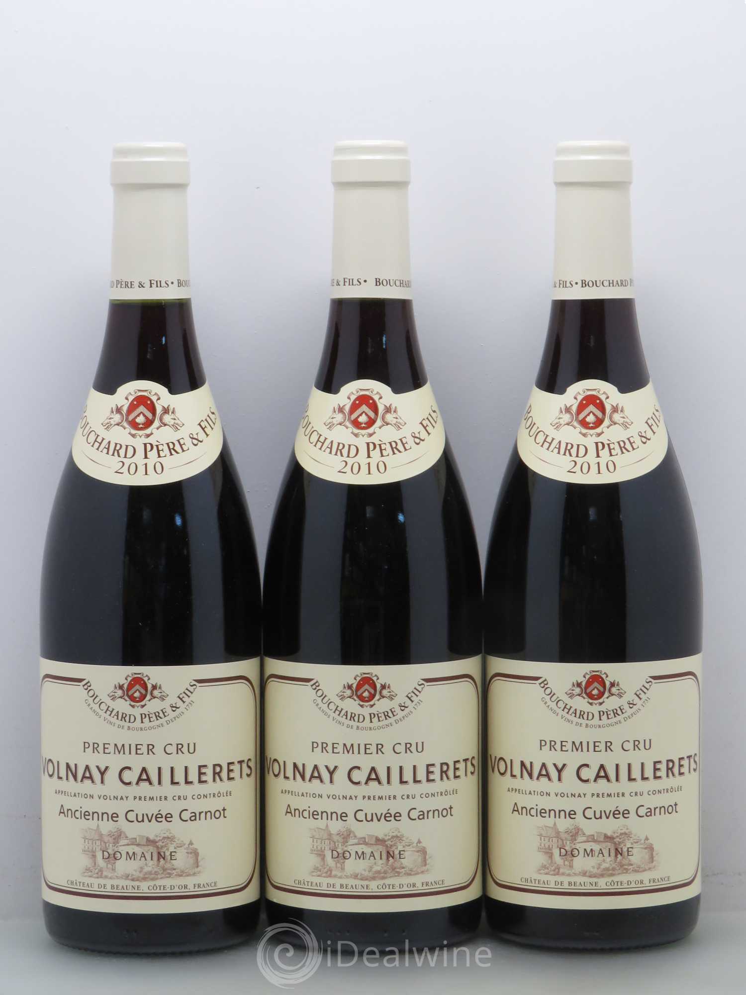 Volnay 1er Cru Bouchard Père et Fils Caillerets ancienne cuvée Carnot  2010 - Posten von 6 Flaschen - 2