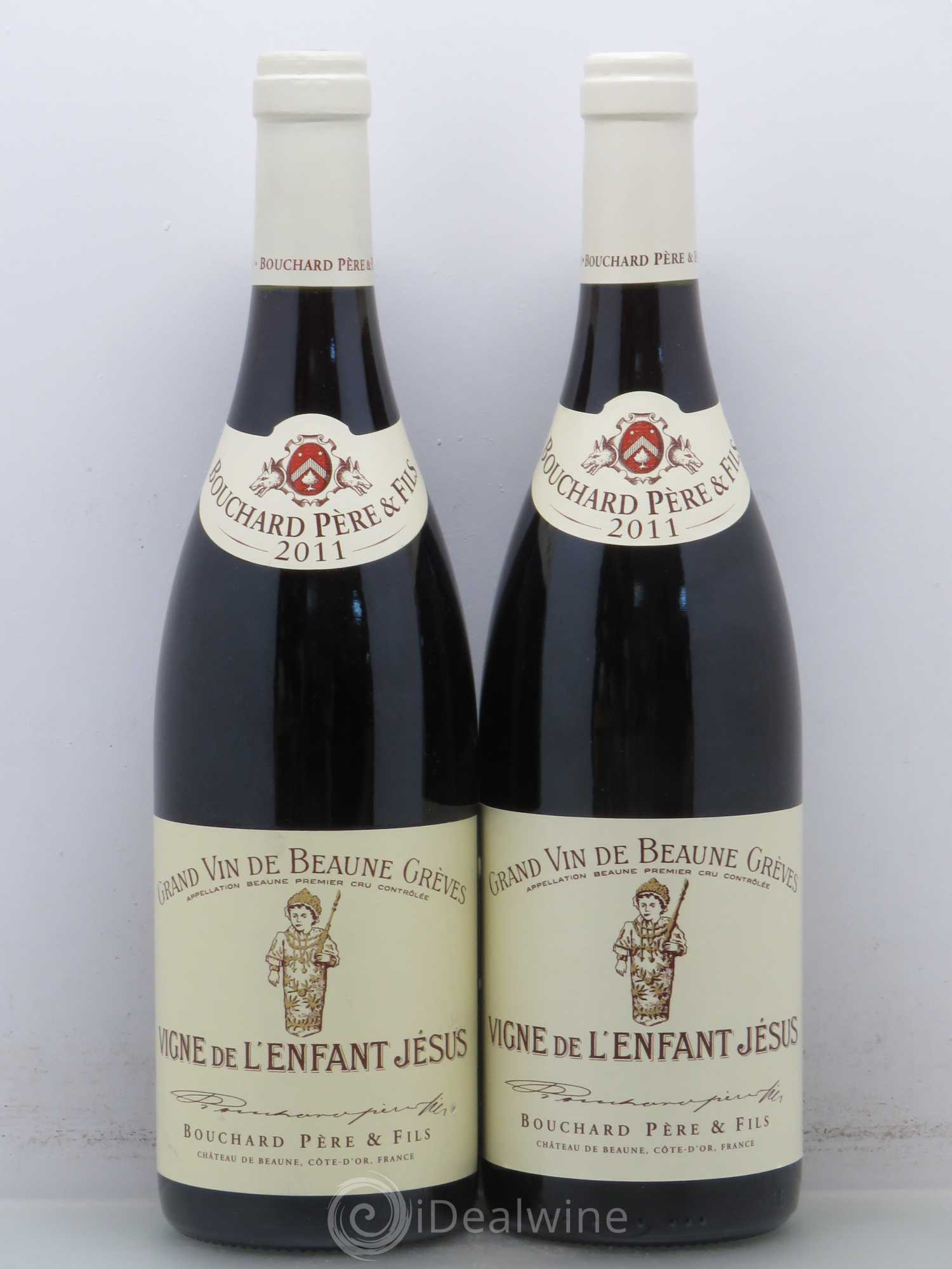 Beaune 1er Cru Grèves - Vigne de l'Enfant Jésus Bouchard Père & Fils 2011 - Lot de 2 bouteilles - 0