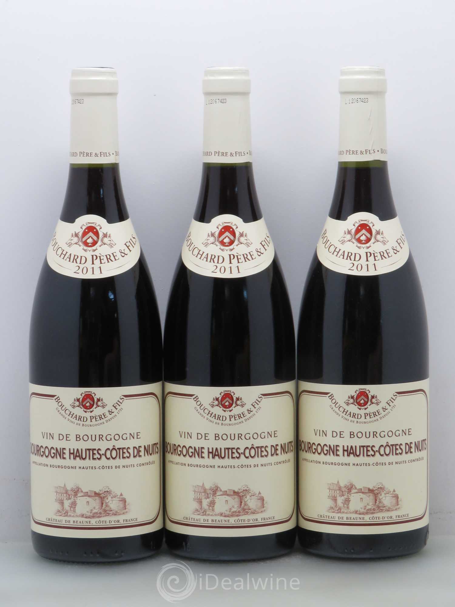 Hautes-Côtes de Nuits Bouchard (sans prix de réserve) 2011 - Posten von 3 Flaschen - 0