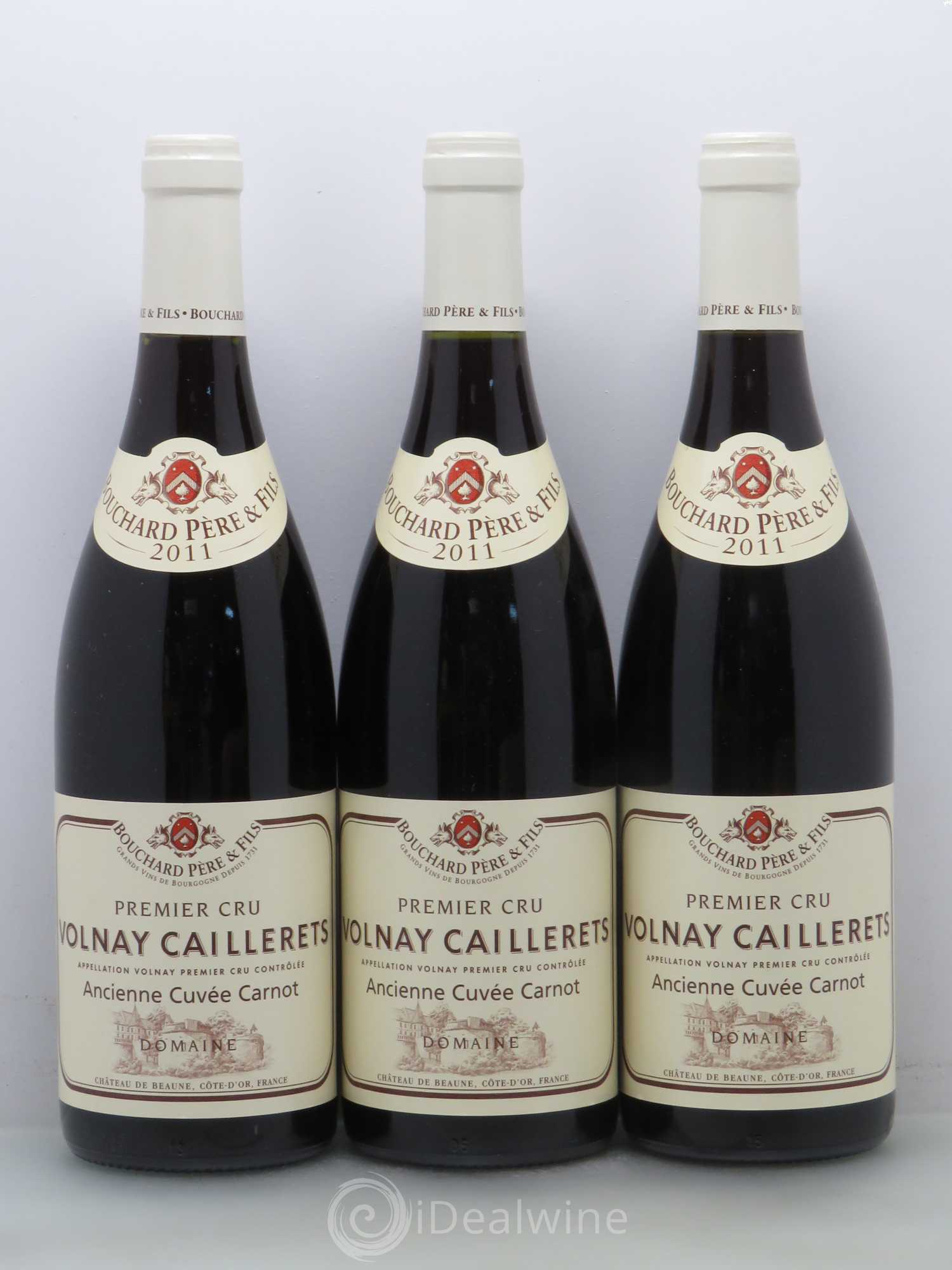 Volnay 1er Cru Bouchard Père et Fils Caillerets ancienne cuvée Carnot 2011 - Posten von 12 Flaschen - 2