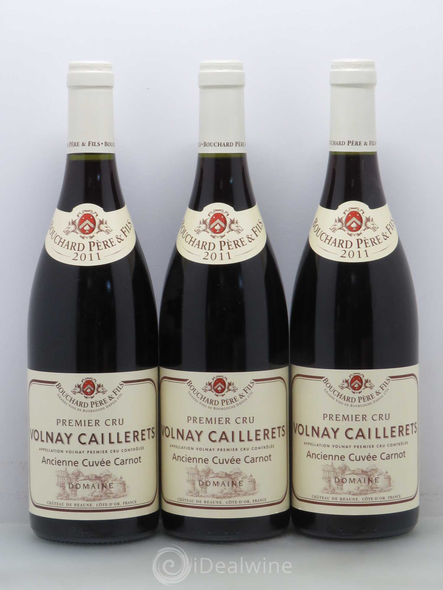 Volnay 1er Cru Bouchard Père et Fils Caillerets ancienne cuvée Carnot 2011 - Posten von 6 Flaschen - 1