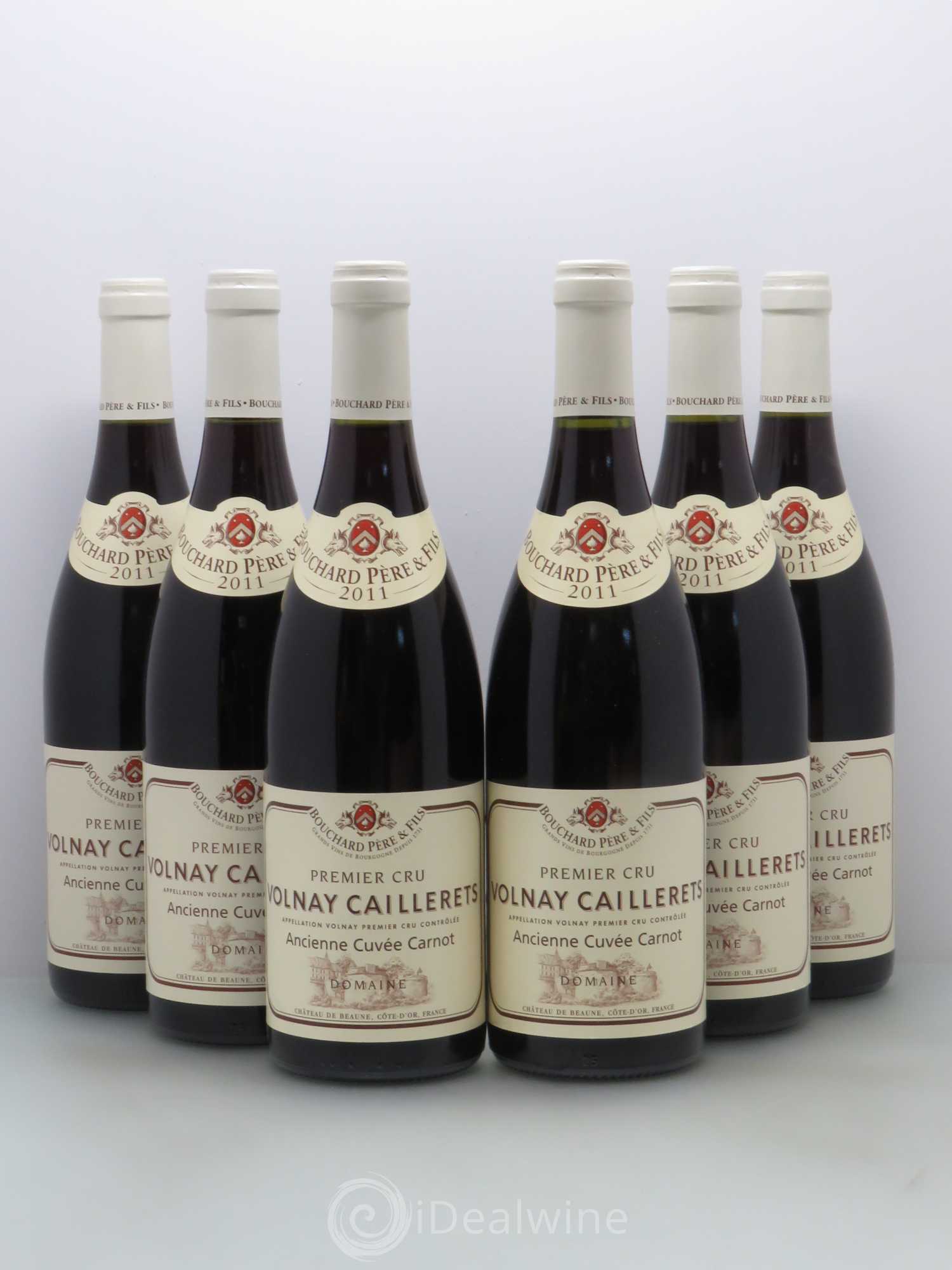 Volnay 1er Cru Bouchard Père et Fils Caillerets ancienne cuvée Carnot 2011 - Posten von 6 Flaschen - 0