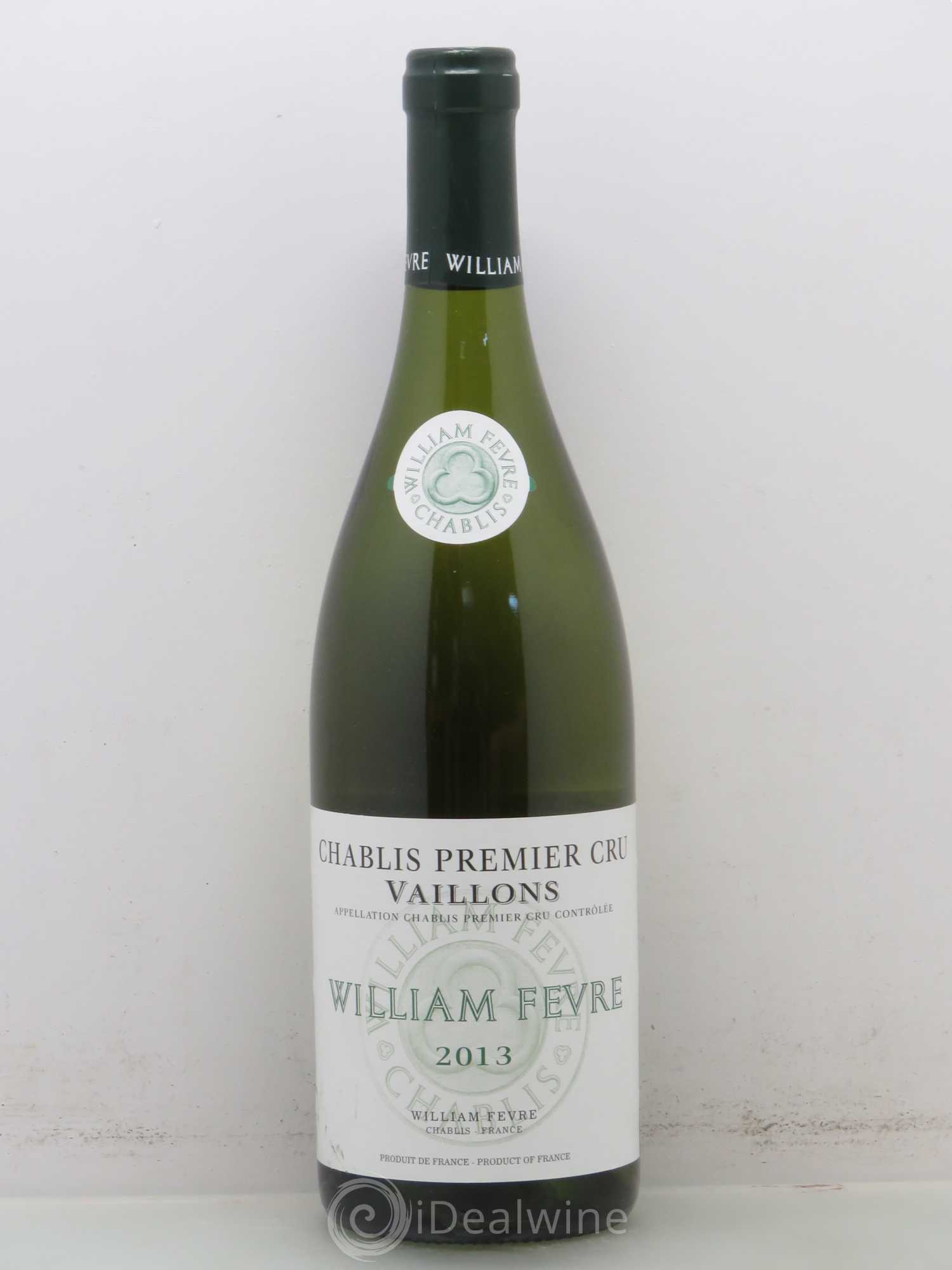 Chablis 1er Cru Vaillons William Fèvre 2013 - Lot de 1 bouteille - 0