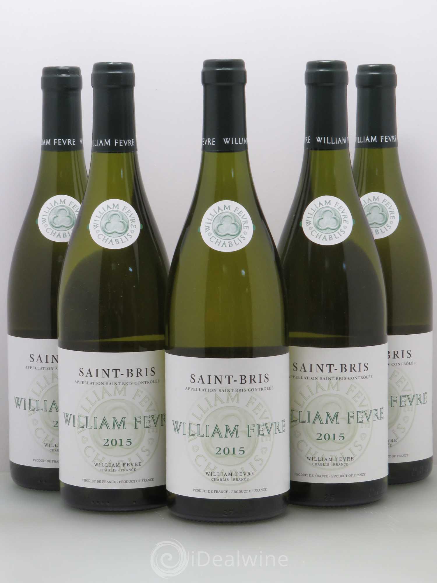 Bourgogne Sauvignon de Saint Bris William Fèvre (sans prix de réserve) 2015 - Posten von 5 Flaschen - 0