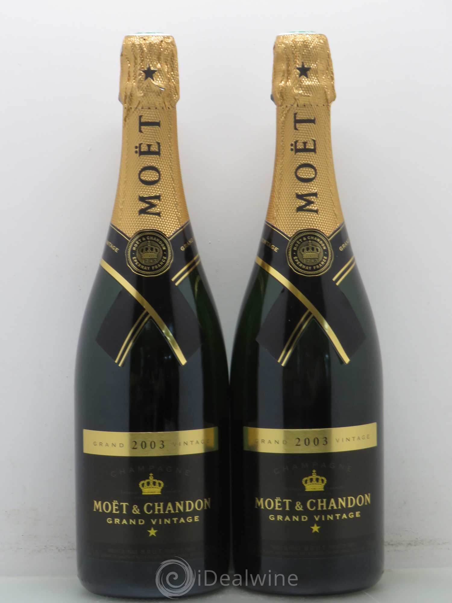 Grand Vintage Moët et Chandon 2003 - Lot de 2 bouteilles - 0
