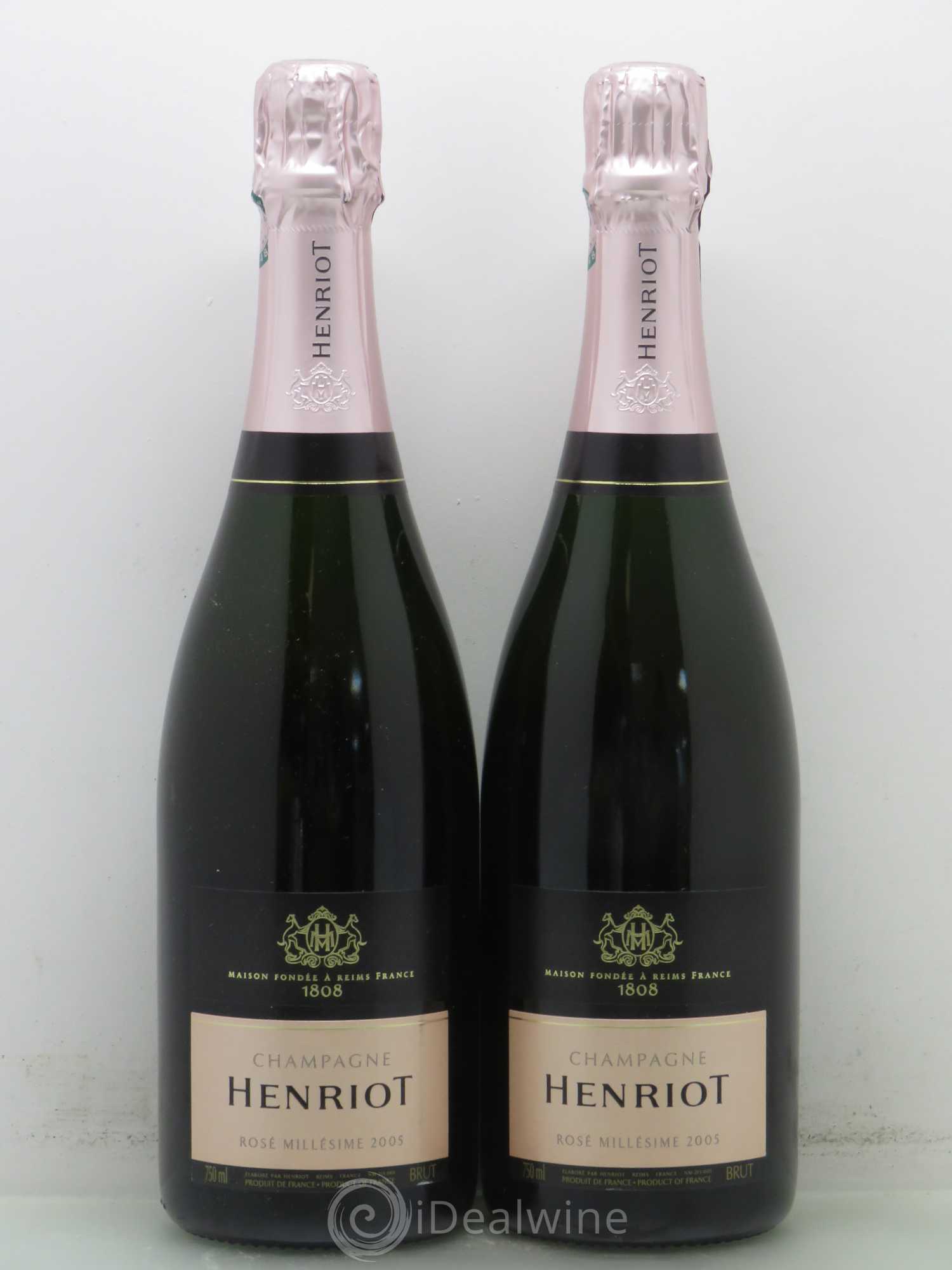 Rosé Brut Henriot 2005 - Lot de 2 bouteilles - 0