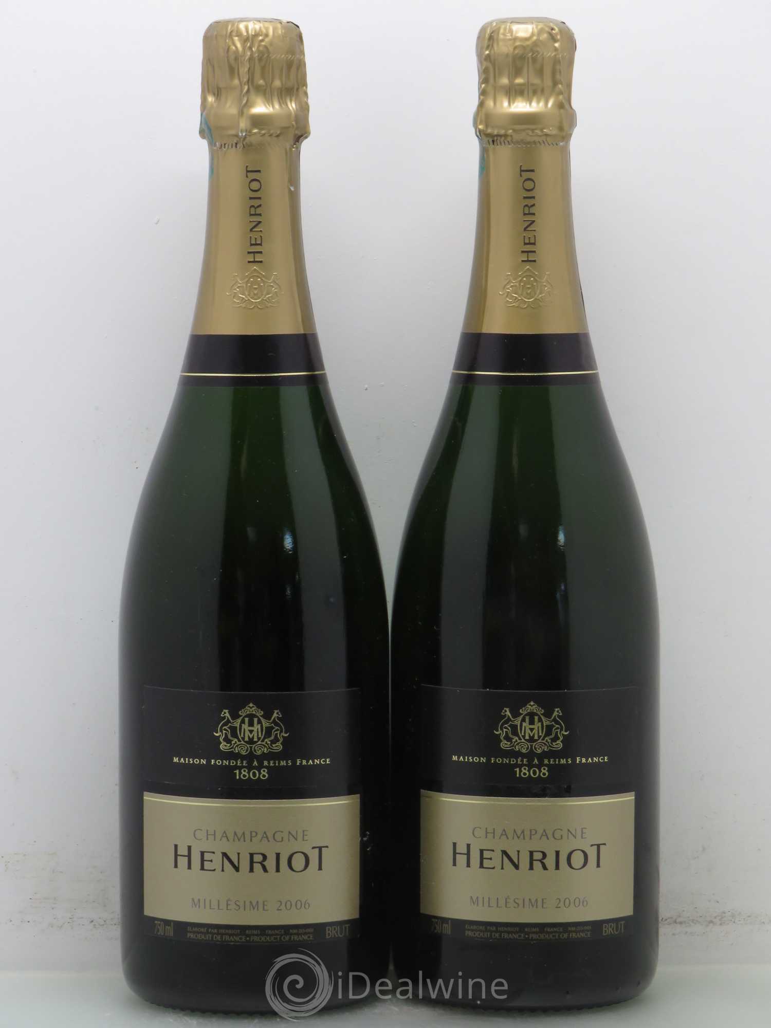 Brut Millésimé Henriot 2006 - Lot de 2 bouteilles - 0