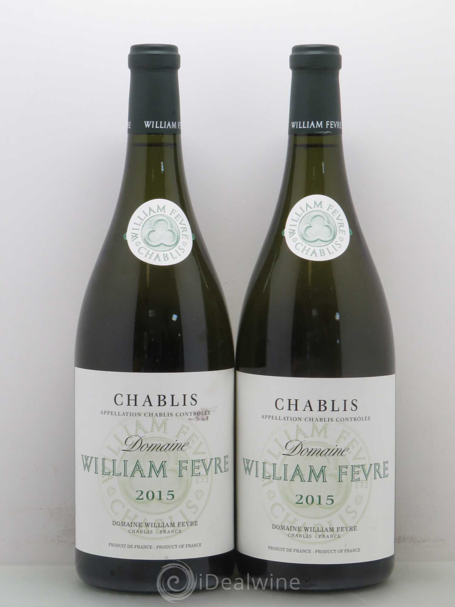 Chablis William Fèvre 2015 - Posten von 2 Magnum - 0