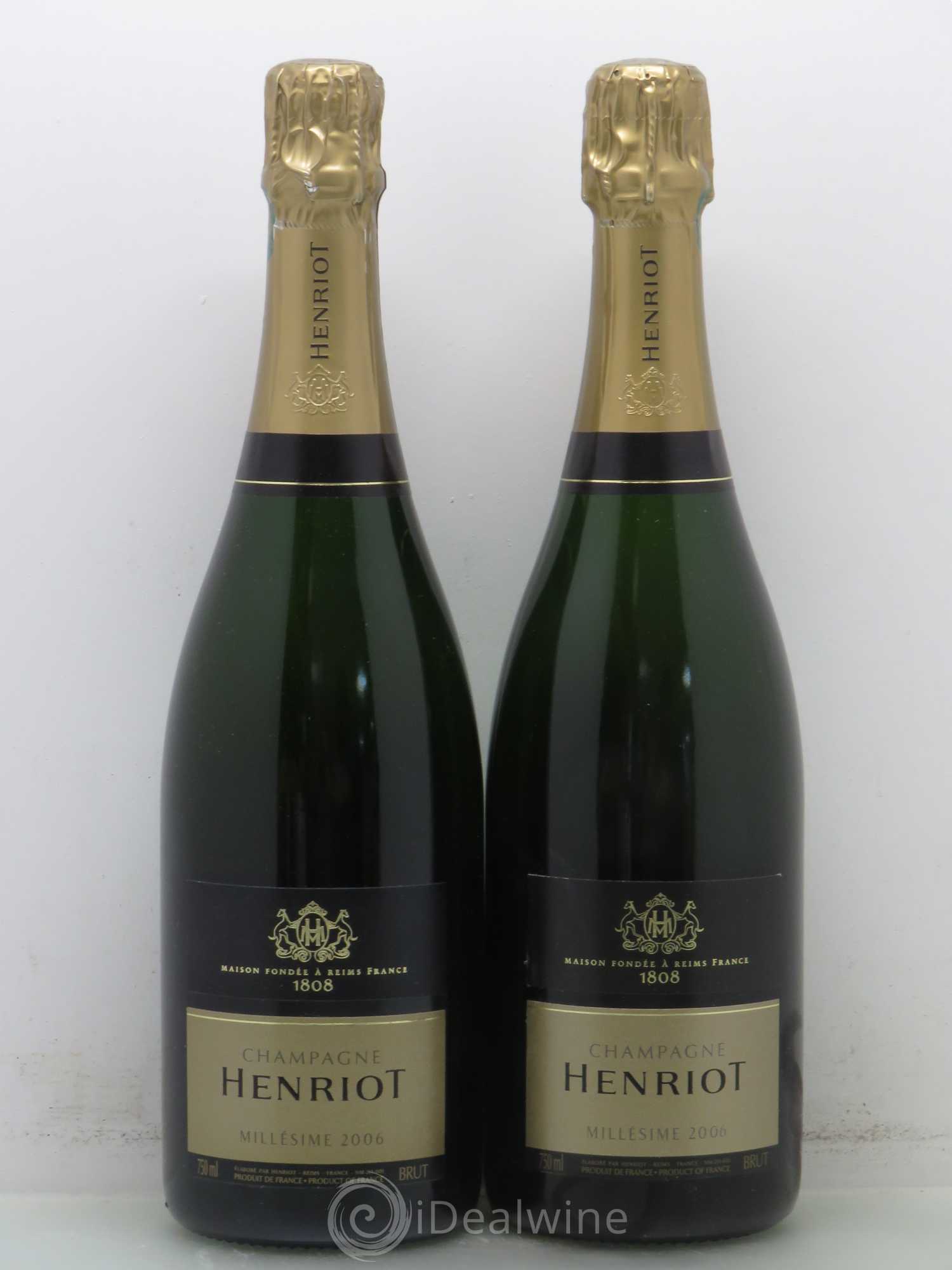 Brut Millésimé Henriot 2006 - Lot de 2 bouteilles - 0