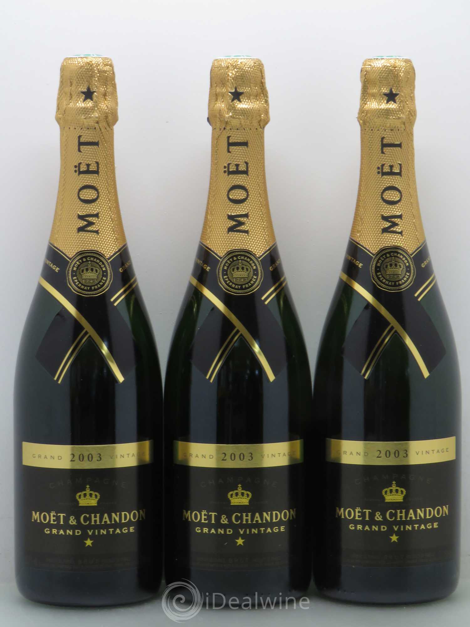 Grand Vintage Moët et Chandon 2003 - Lot de 3 bouteilles - 0
