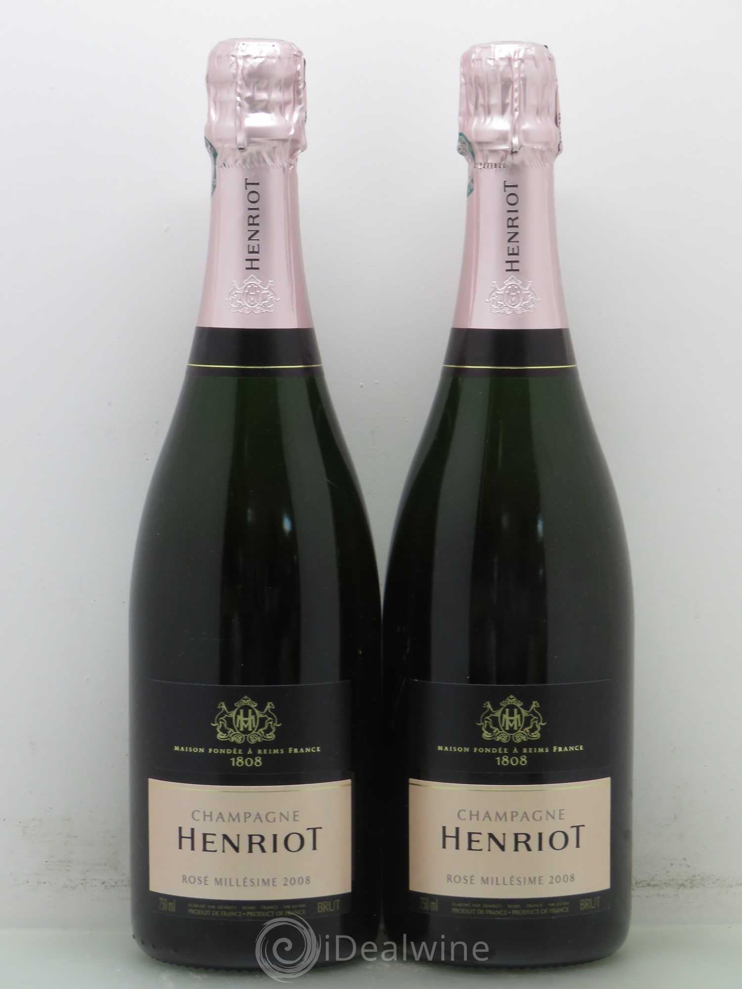 Rosé Brut Henriot 2008 - Lot de 2 bouteilles - 0
