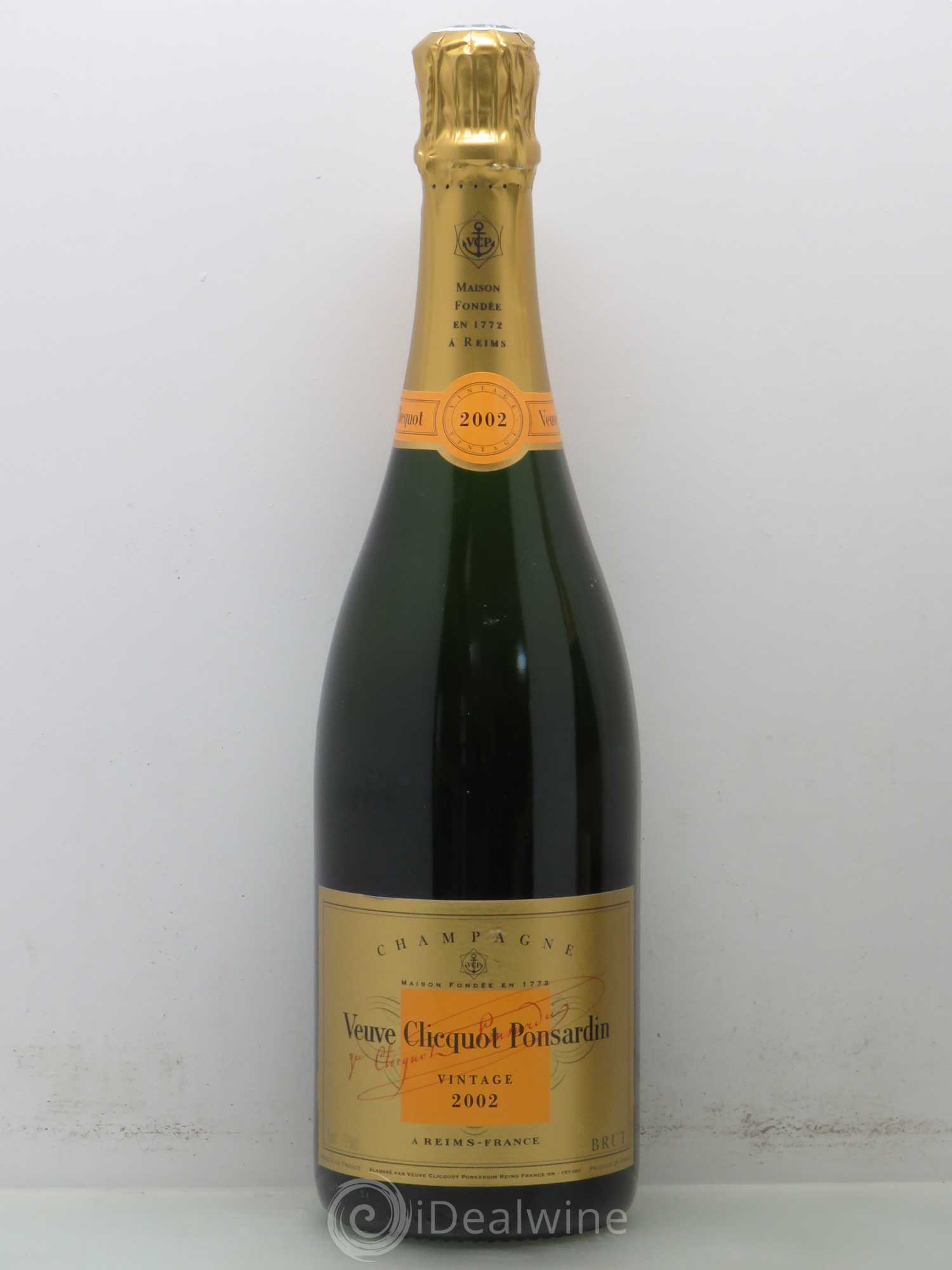 Vintage Veuve Clicquot 2002 - Lot de 1 bouteille - 0