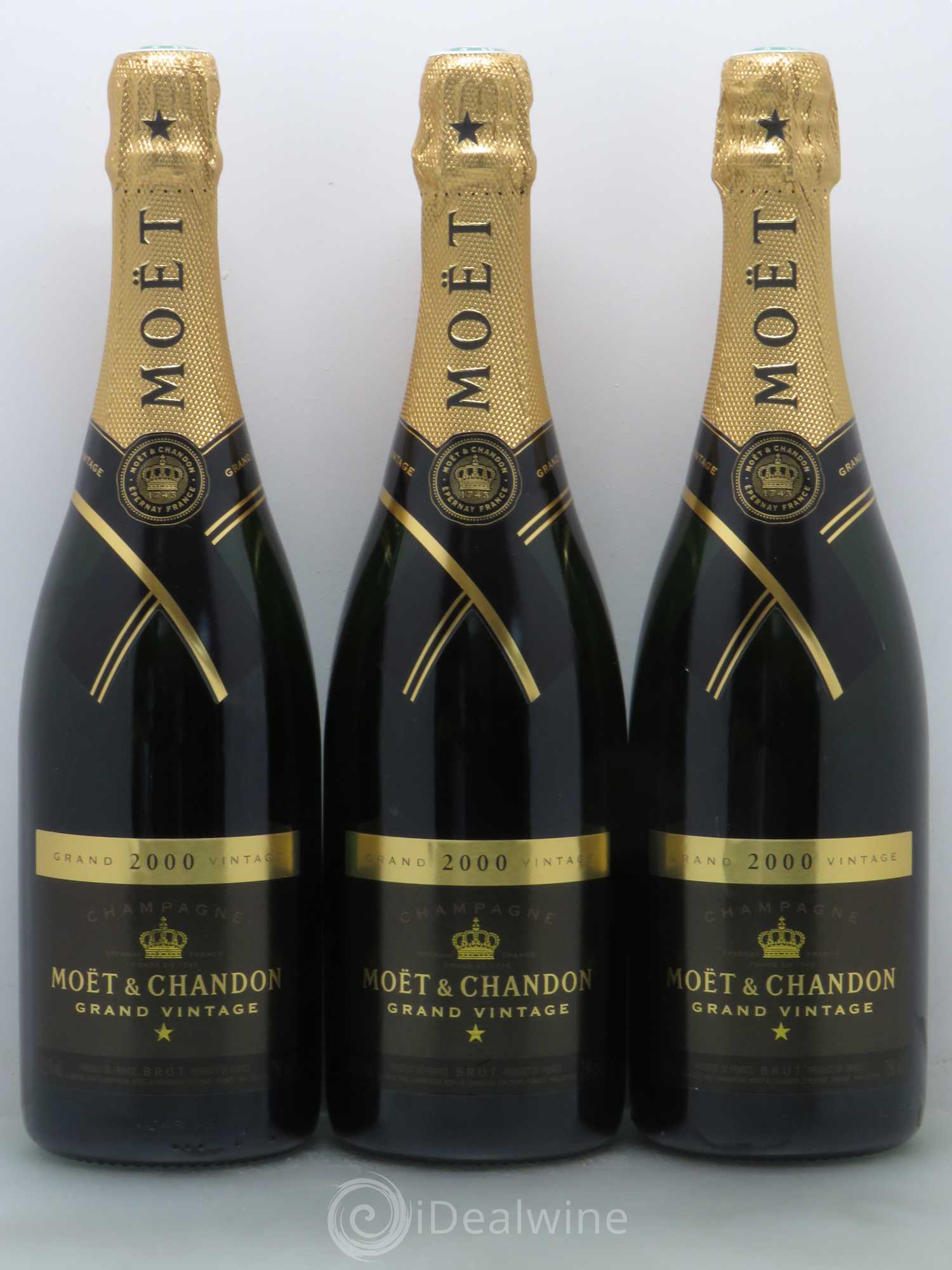 Grand Vintage Moët et Chandon 2000 - Lot de 3 bouteilles - 0