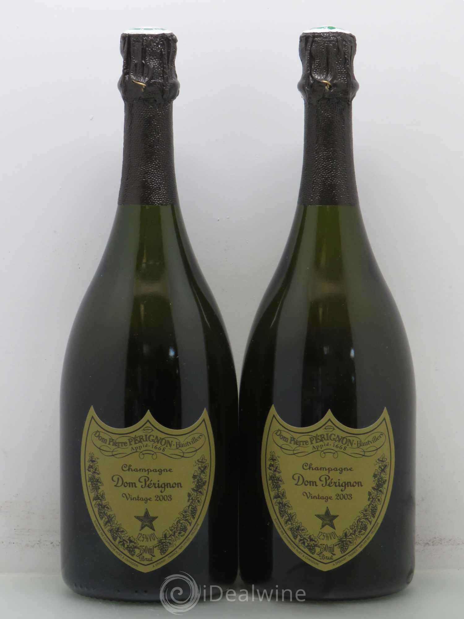 Brut Dom Pérignon 2003 - Lot de 2 bouteilles - 0
