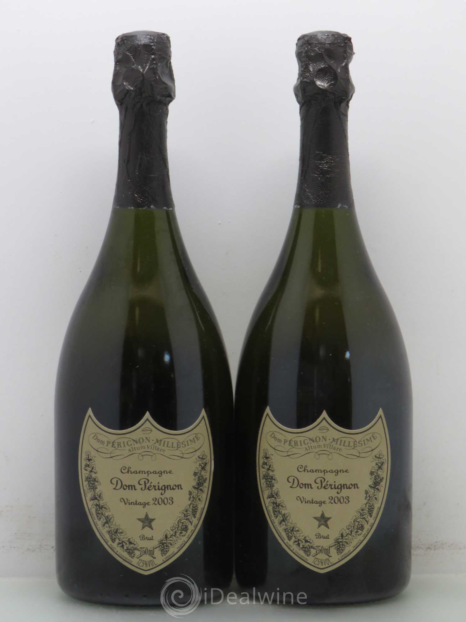 Brut Dom Pérignon 2003 - Lot de 2 bouteilles - 0