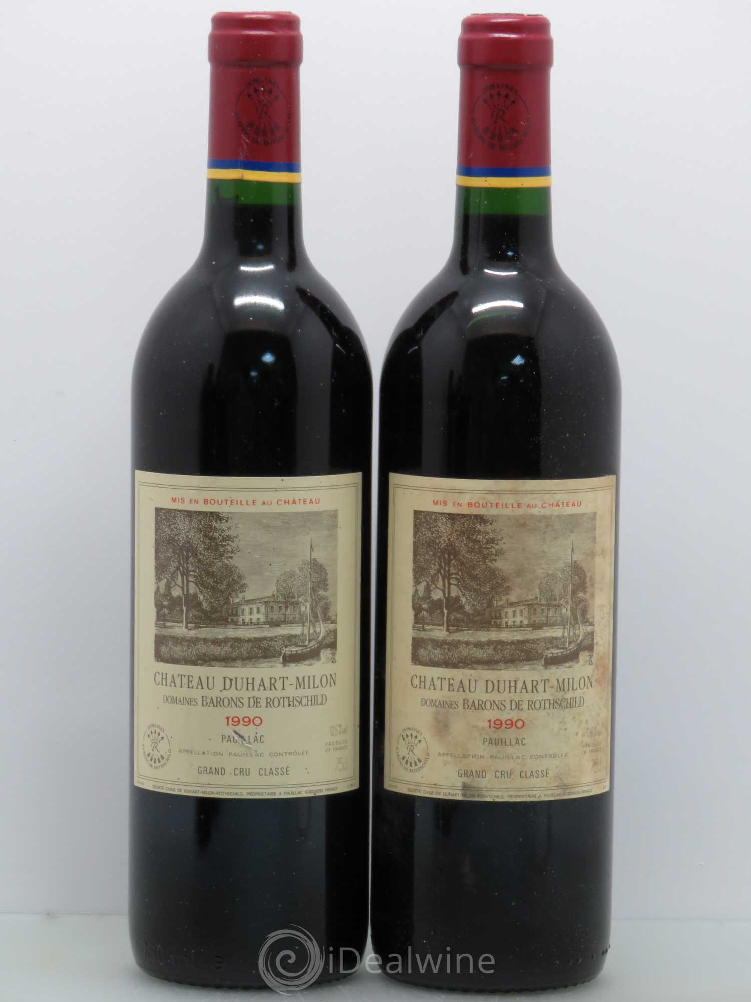Château Duhart-Milon 4ème Grand Cru Classé 1990 - Lotto di 5 bottiglie - 2