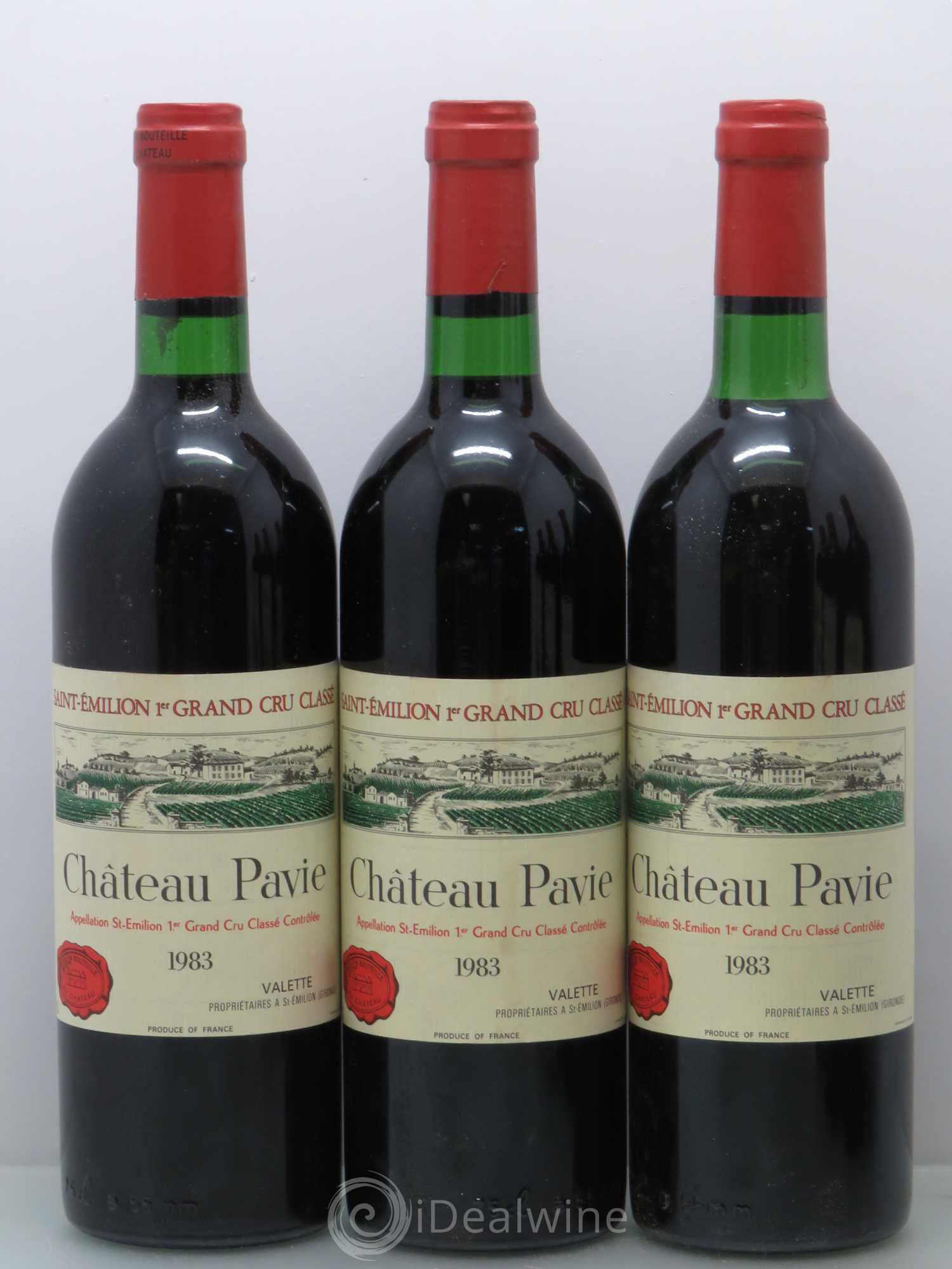 Château Pavie 1er Grand Cru Classé A 1983 - Lot de 6 bouteilles - 1