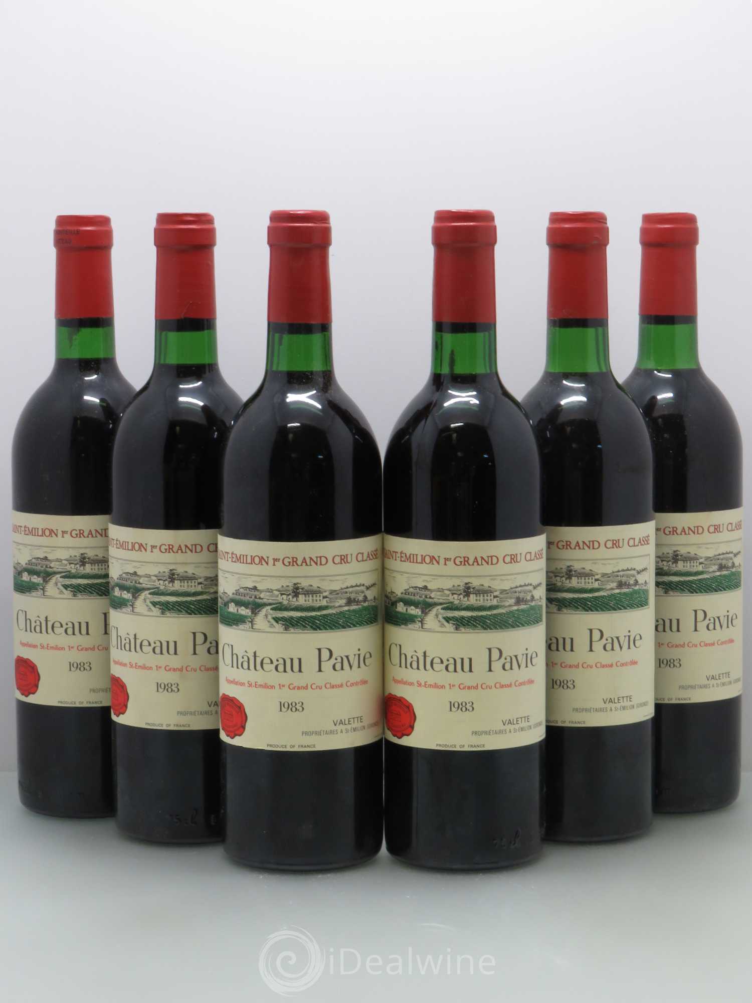 Château Pavie 1er Grand Cru Classé A 1983 - Lot de 6 bouteilles - 0