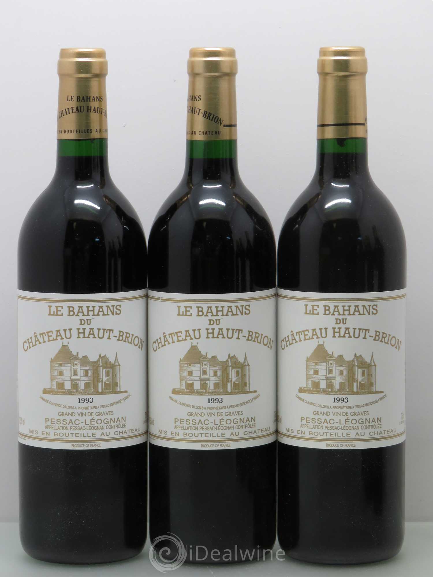 Clarence (Bahans) de Haut-Brion Second Vin 1993 - Lot de 6 bouteilles - 1