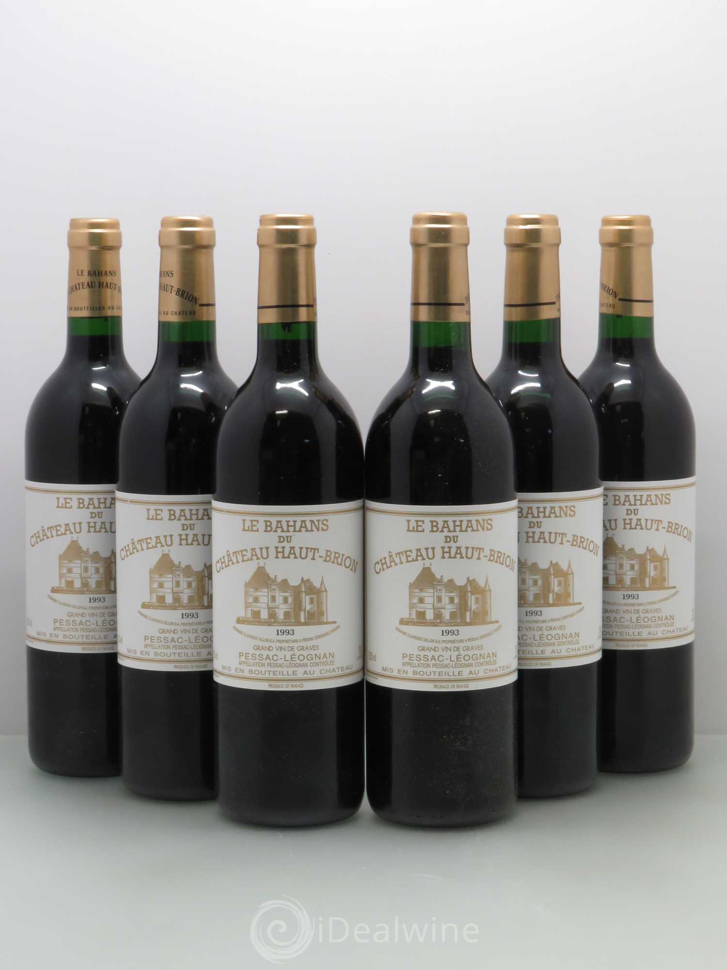 Clarence (Bahans) de Haut-Brion Second Vin 1993 - Lot de 6 bouteilles - 0