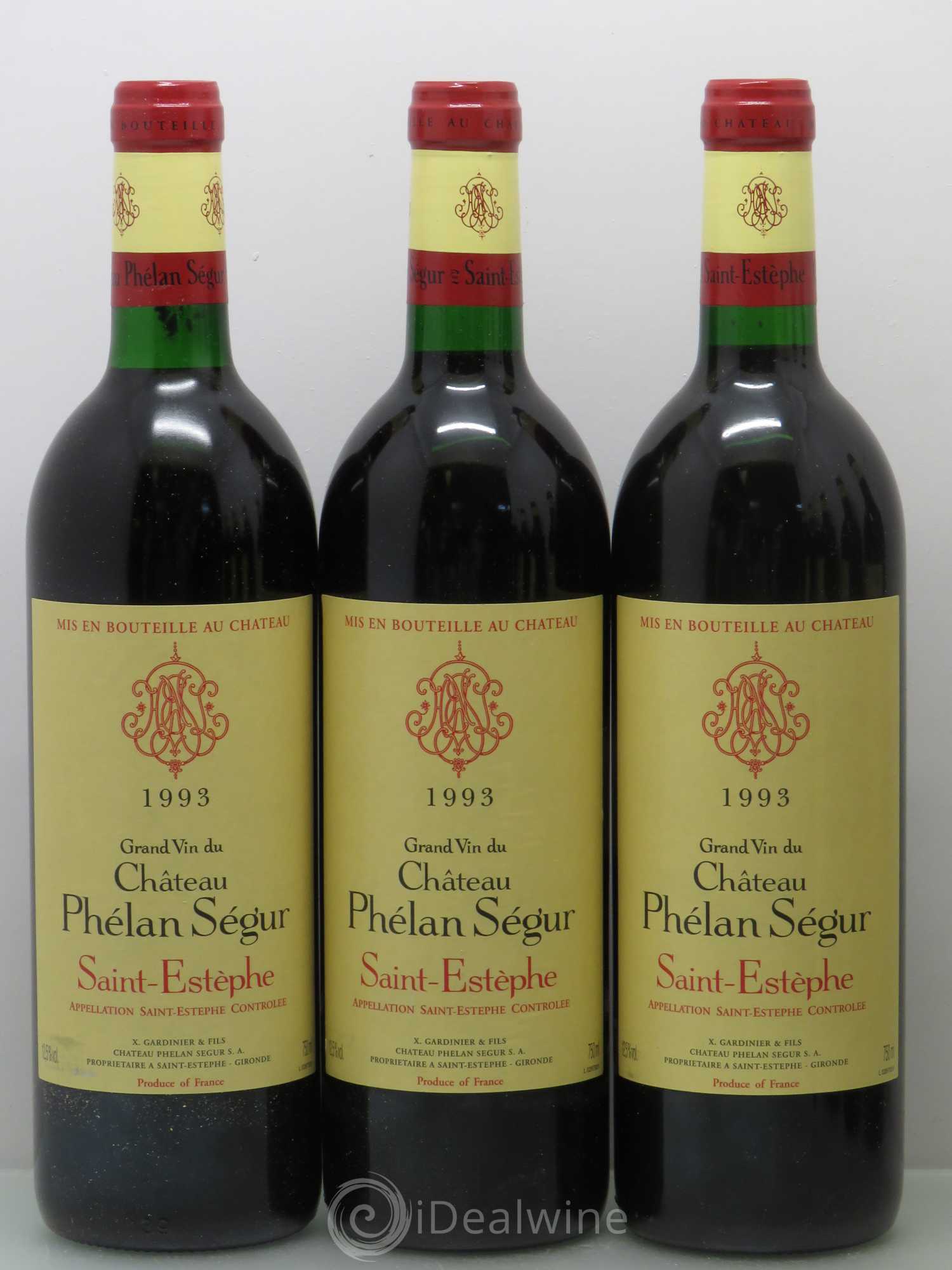 Château Phélan Ségur 1993 - Lot de 12 bouteilles - 2