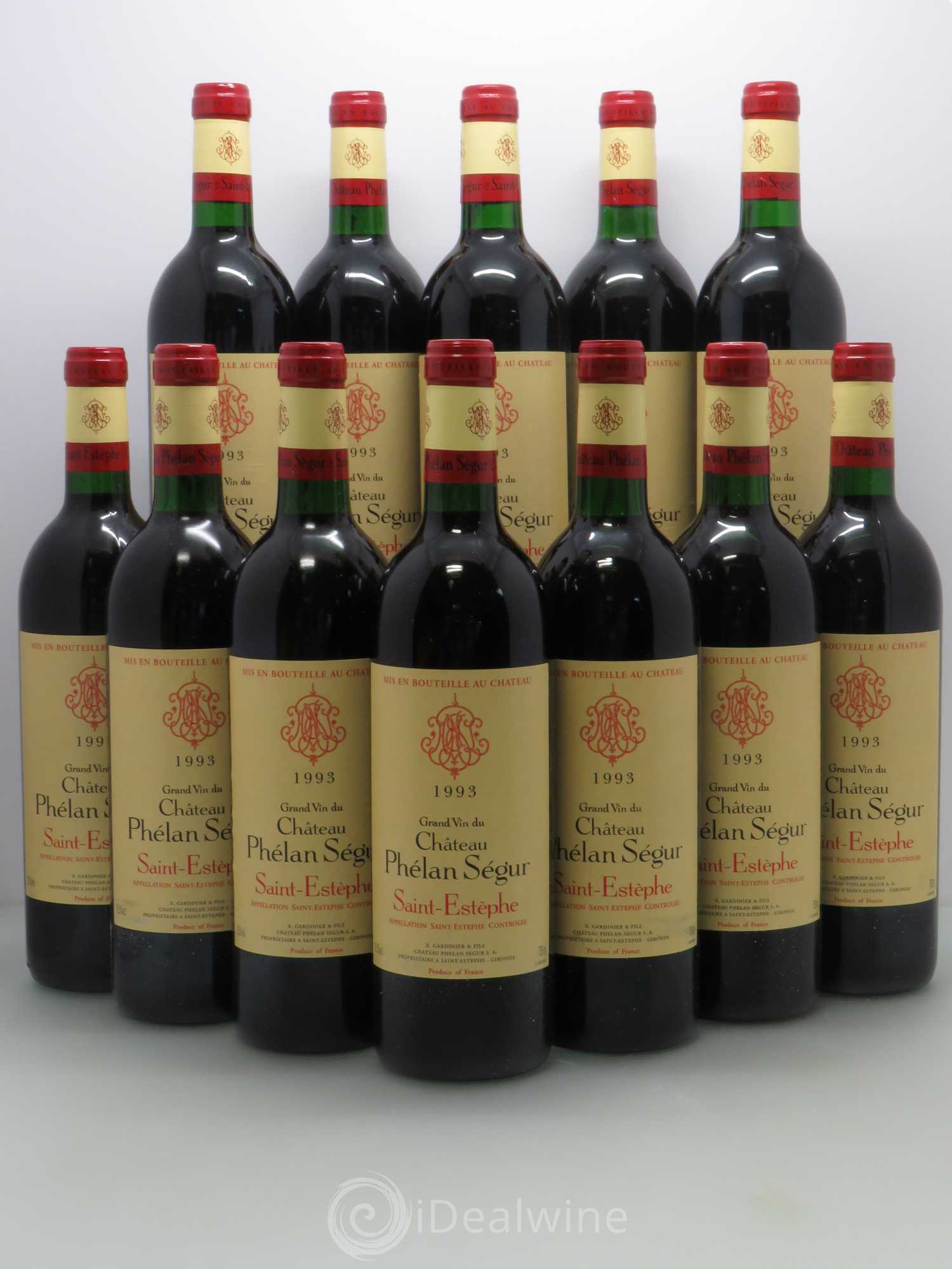 Château Phélan Ségur 1993 - Lot de 12 bouteilles - 0