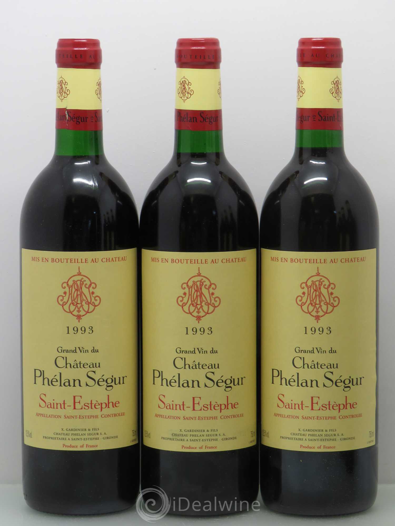 Château Phélan Ségur 1993 - Lot de 6 bouteilles - 1