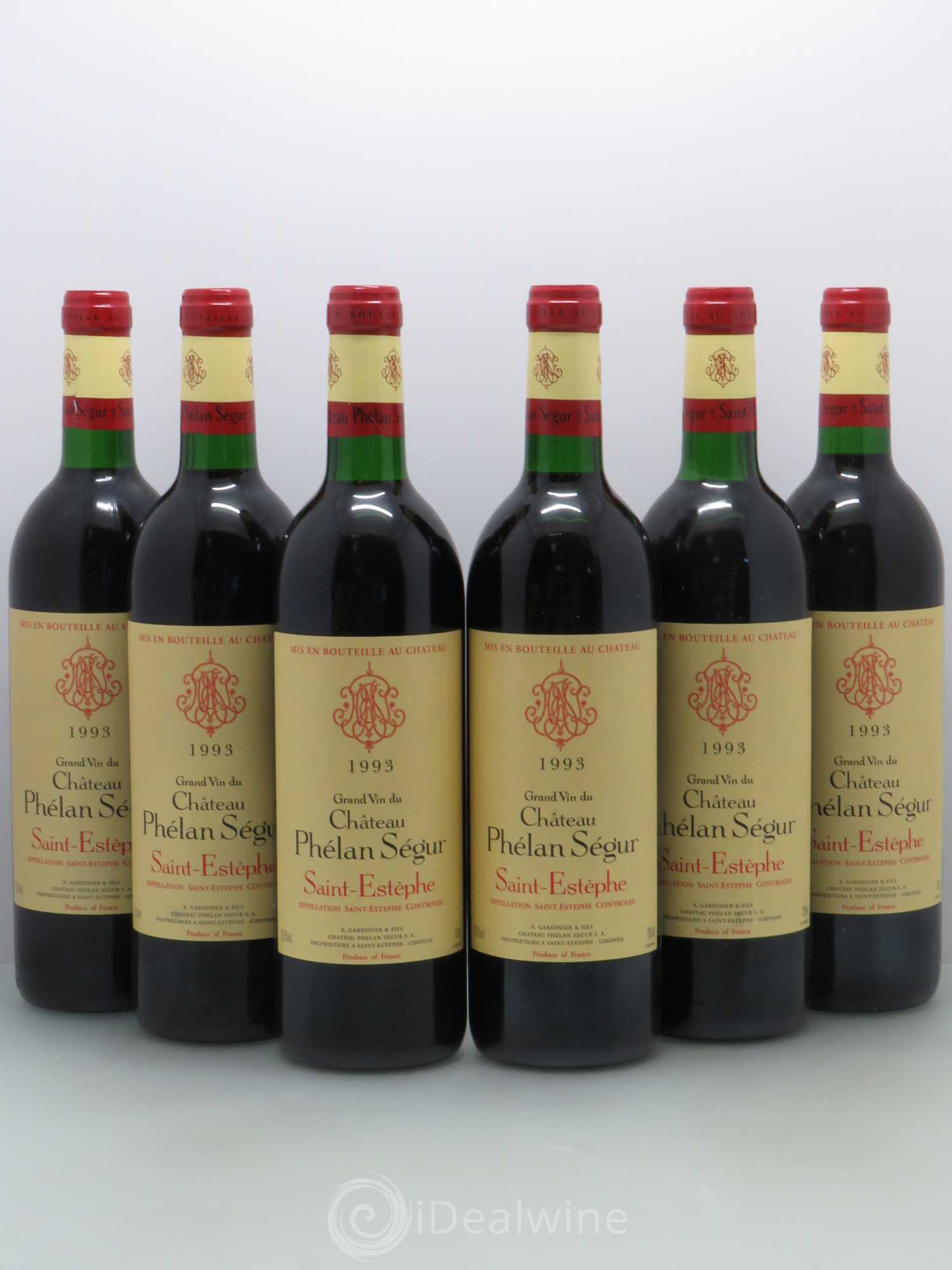 Château Phélan Ségur 1993 - Lot de 6 bouteilles - 0