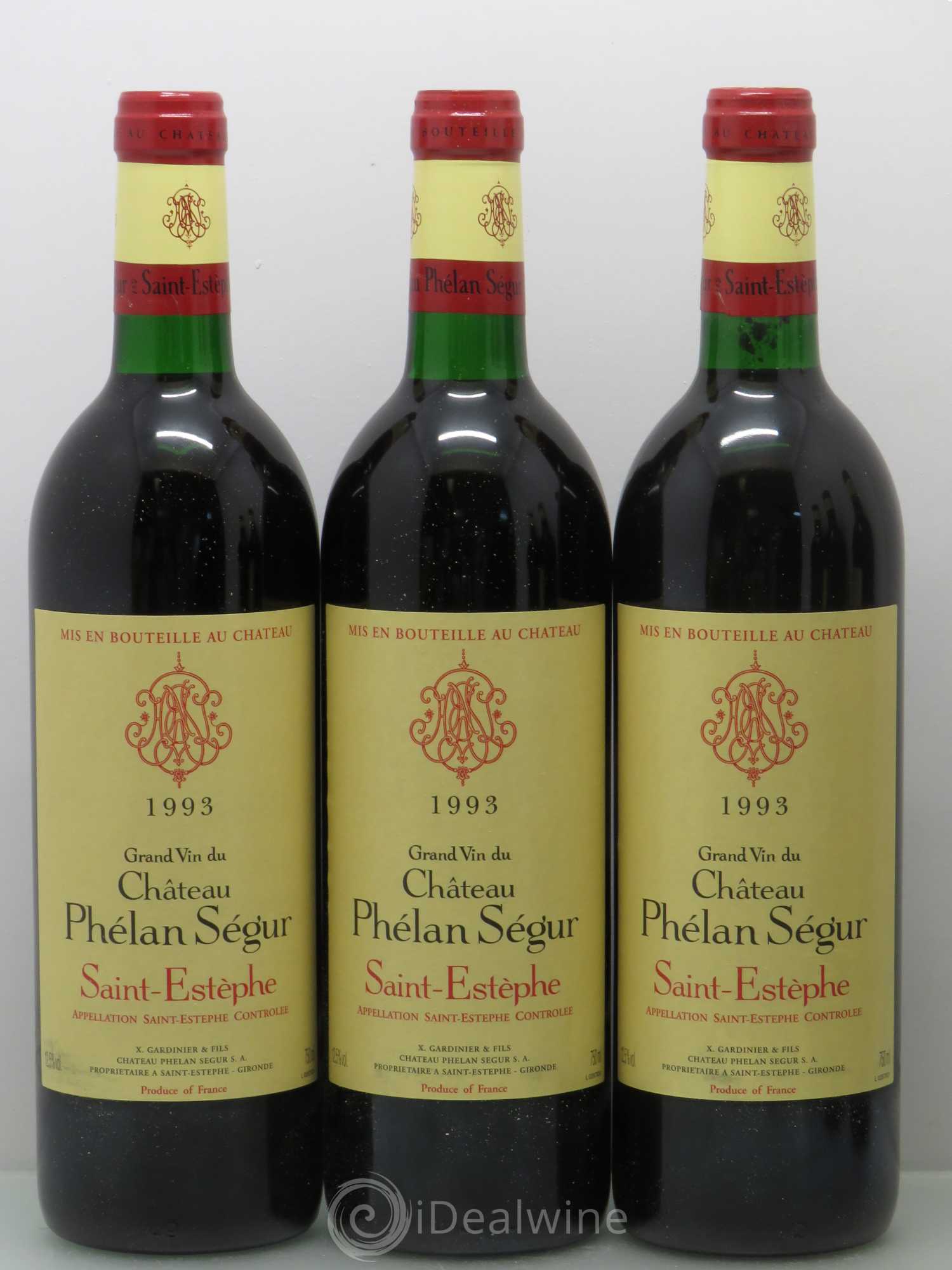 Château Phélan Ségur 1993 - Lot de 6 bouteilles - 1