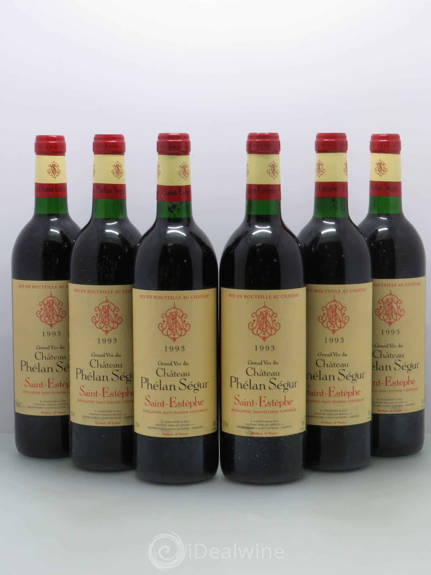Château Phélan Ségur 1993 - Lot de 6 bouteilles - 0