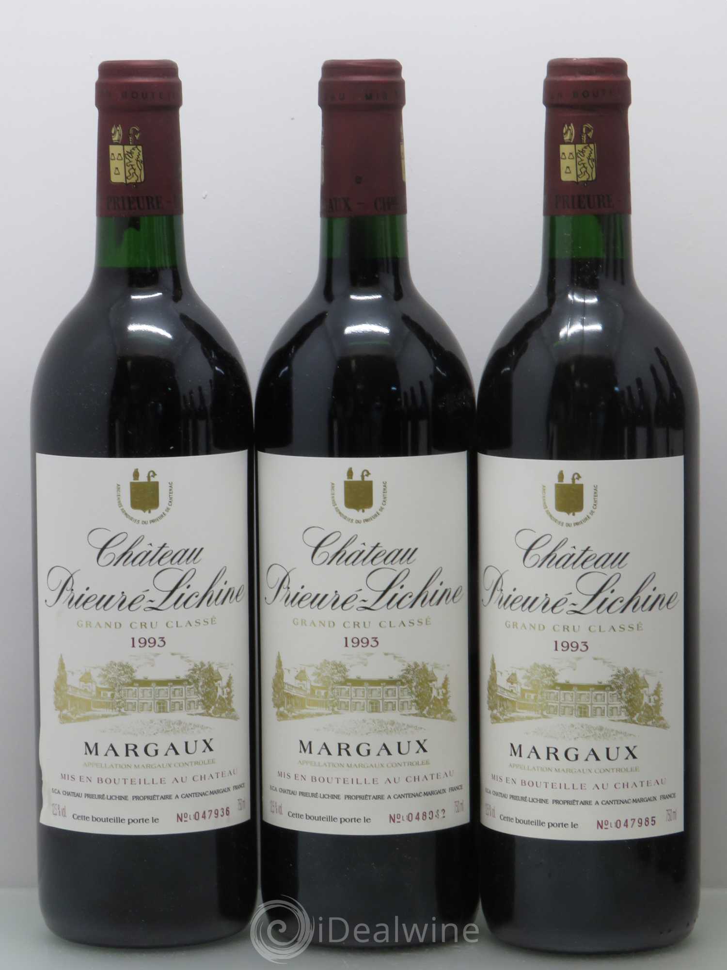 Château Prieuré Lichine 4ème Grand Cru Classé 1993 - Lot de 12 bouteilles - 2