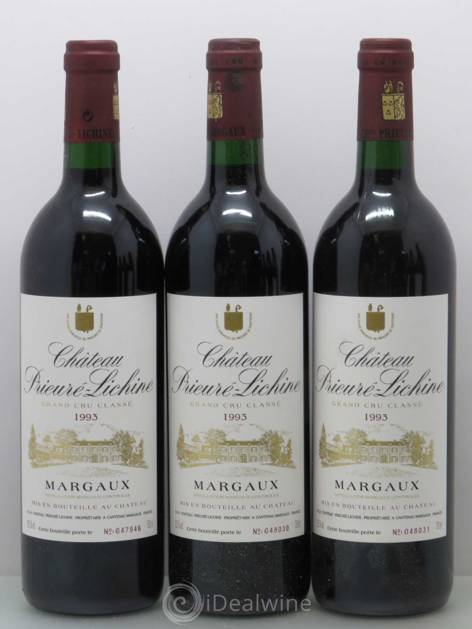 Château Prieuré Lichine 4ème Grand Cru Classé 1993 - Lot de 12 bouteilles - 3