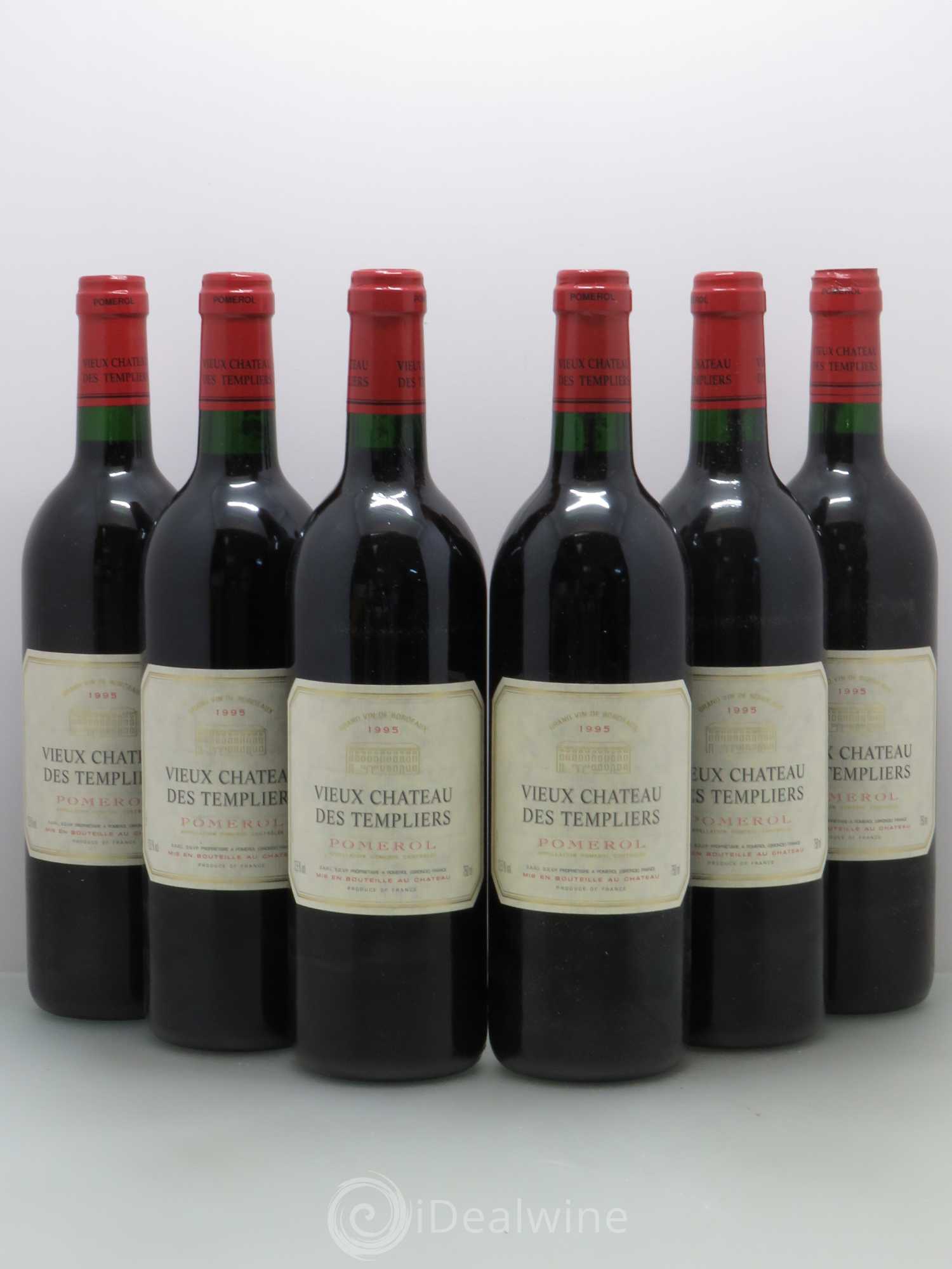 Bordeaux Vieux Château les Templiers 1995 - Posten von 6 Flaschen - 0
