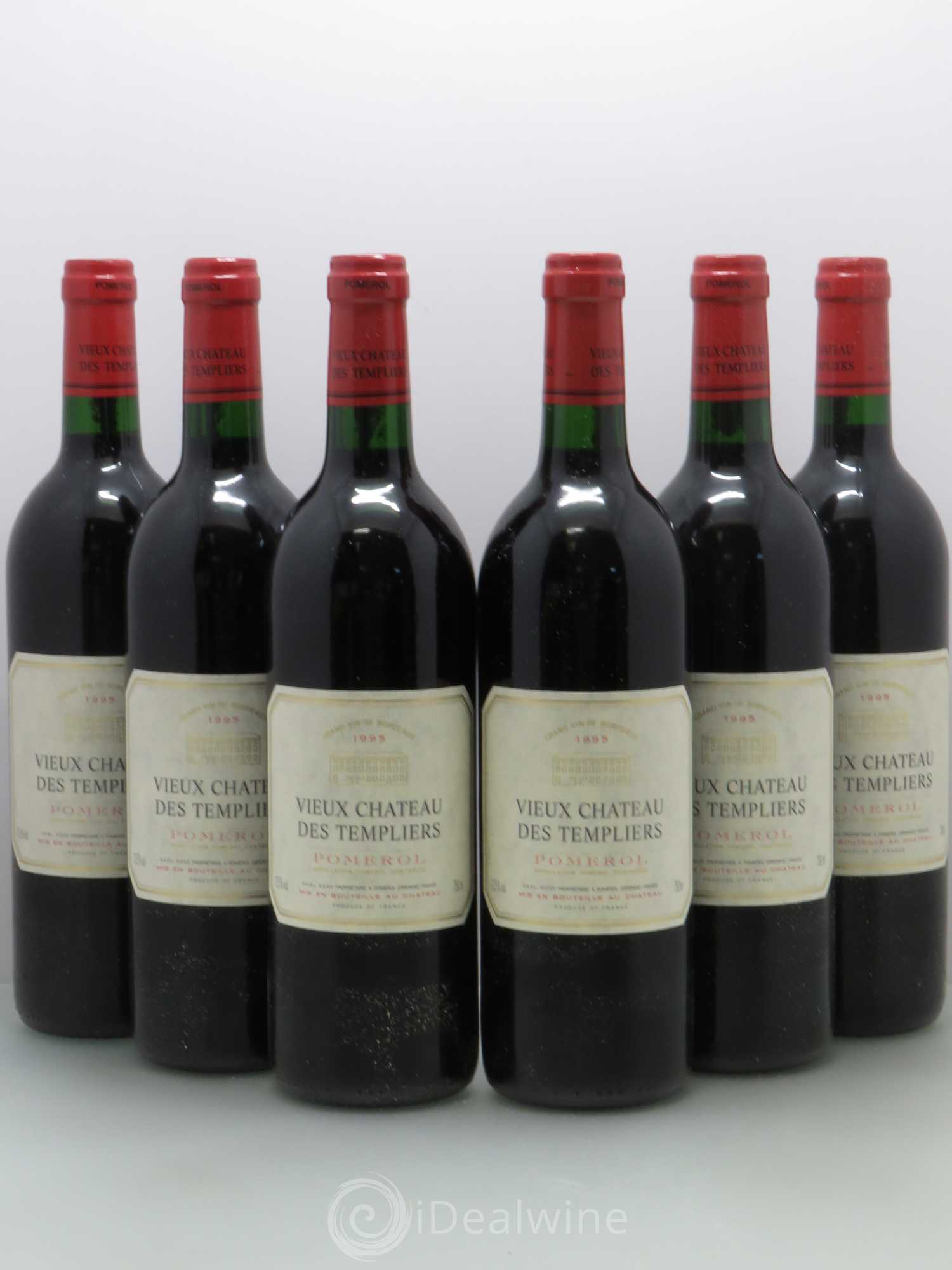 Bordeaux Vieux Château les Templiers. Pomerol 1995 - Posten von 6 Flaschen - 0