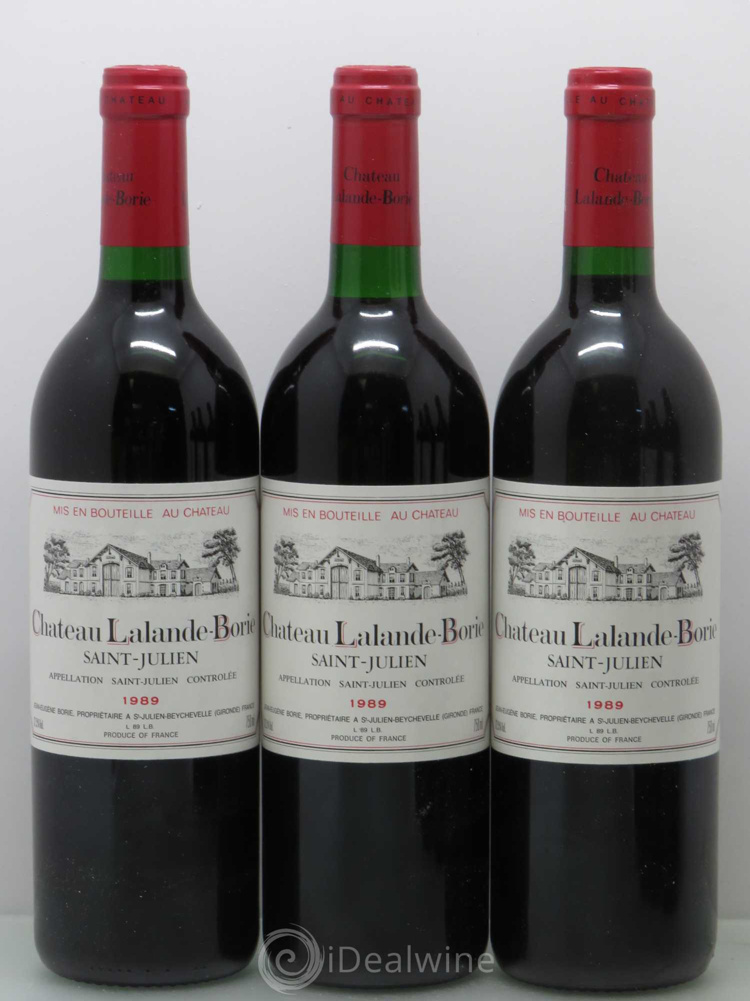 Château Lalande Borie 1989 - Lot de 6 bouteilles - 1