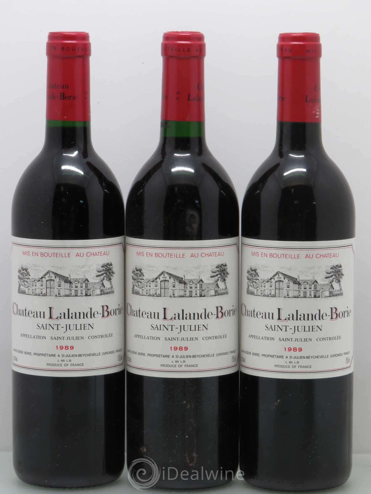 Château Lalande Borie 1989 - Lot de 6 bouteilles - 2