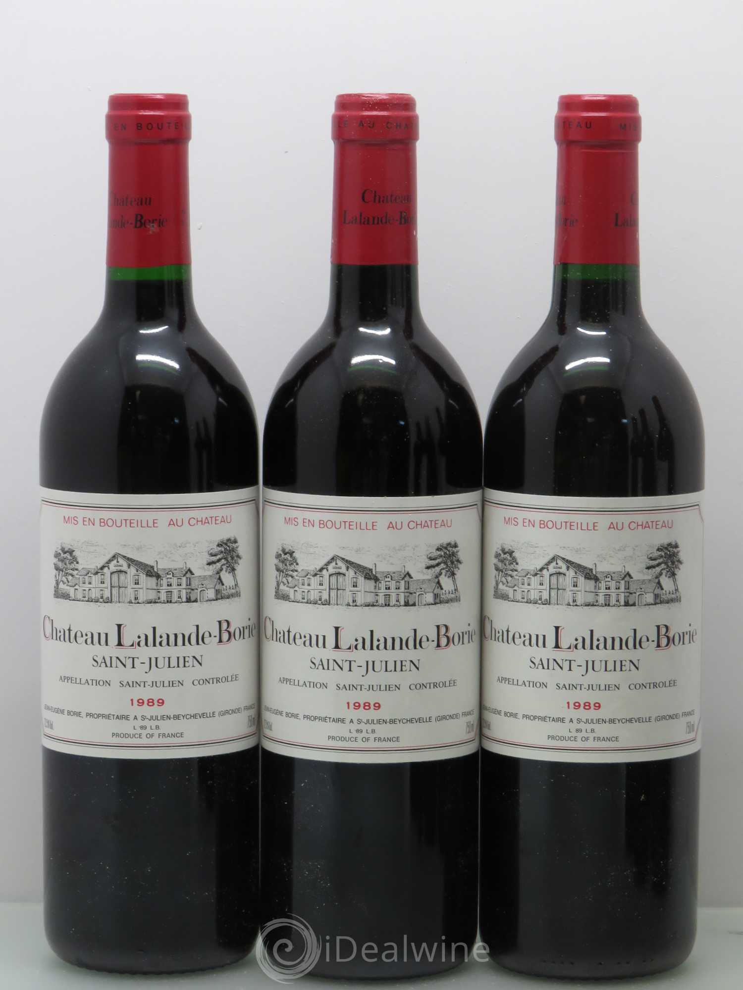 Château Lalande Borie 1989 - Lot de 6 bouteilles - 1