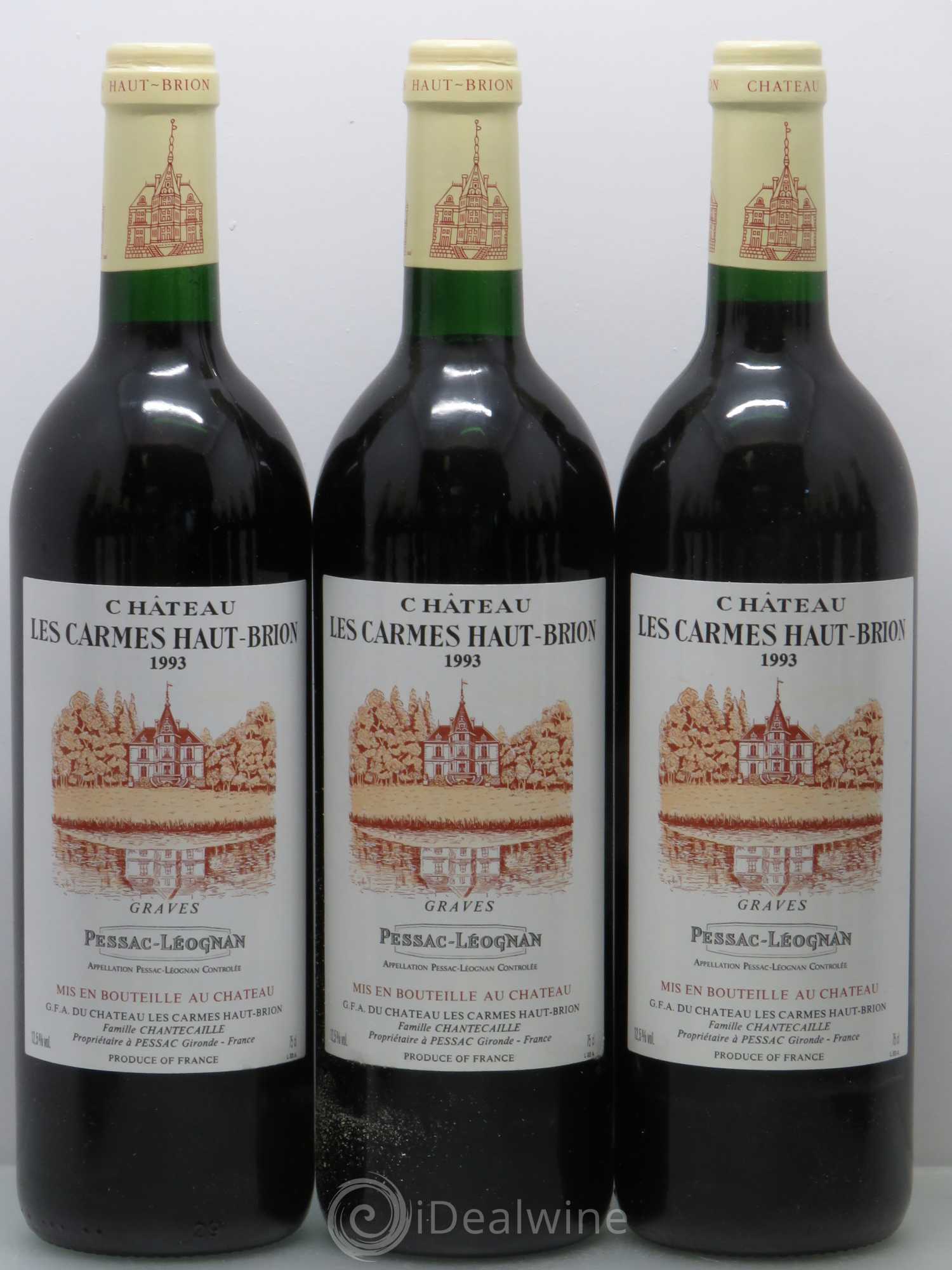 Château Les Carmes Haut-Brion 1993 - Lot de 12 bouteilles - 1