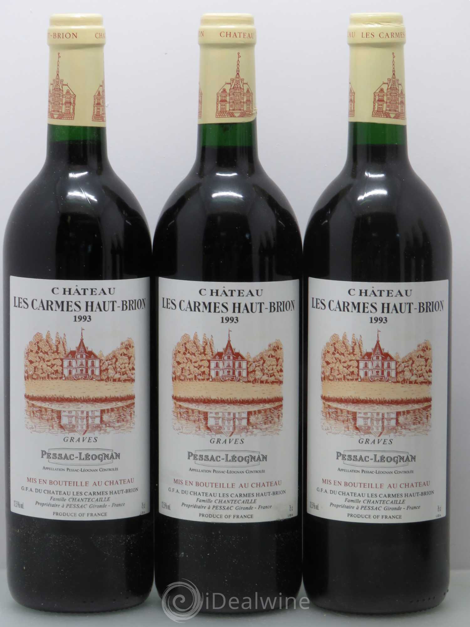 Château Les Carmes Haut-Brion 1993 - Lot de 12 bouteilles - 3